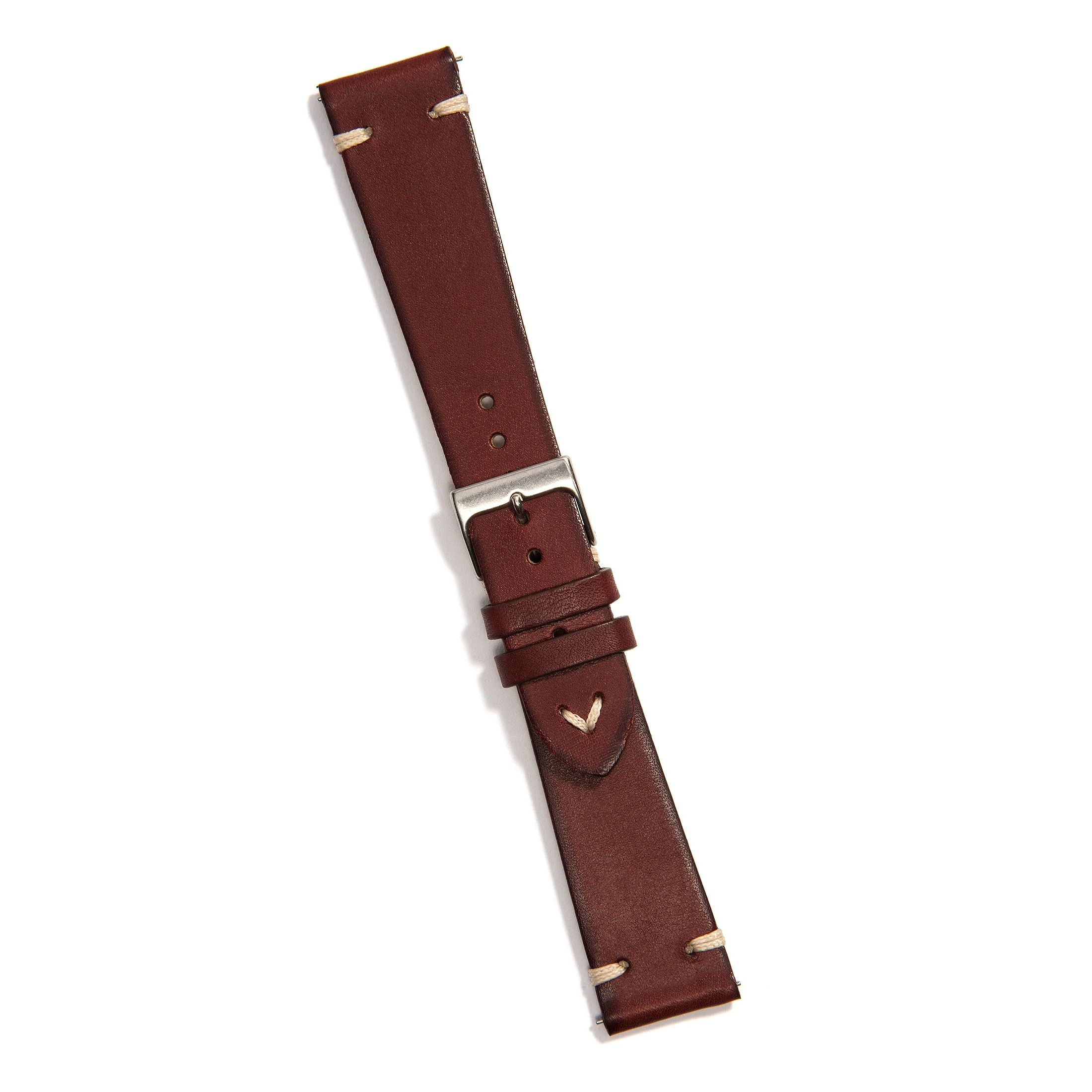 UNIVERSAL CHERRY VINTAGE UNIVERSAL LEATHER WATCH STRAP - Image 2