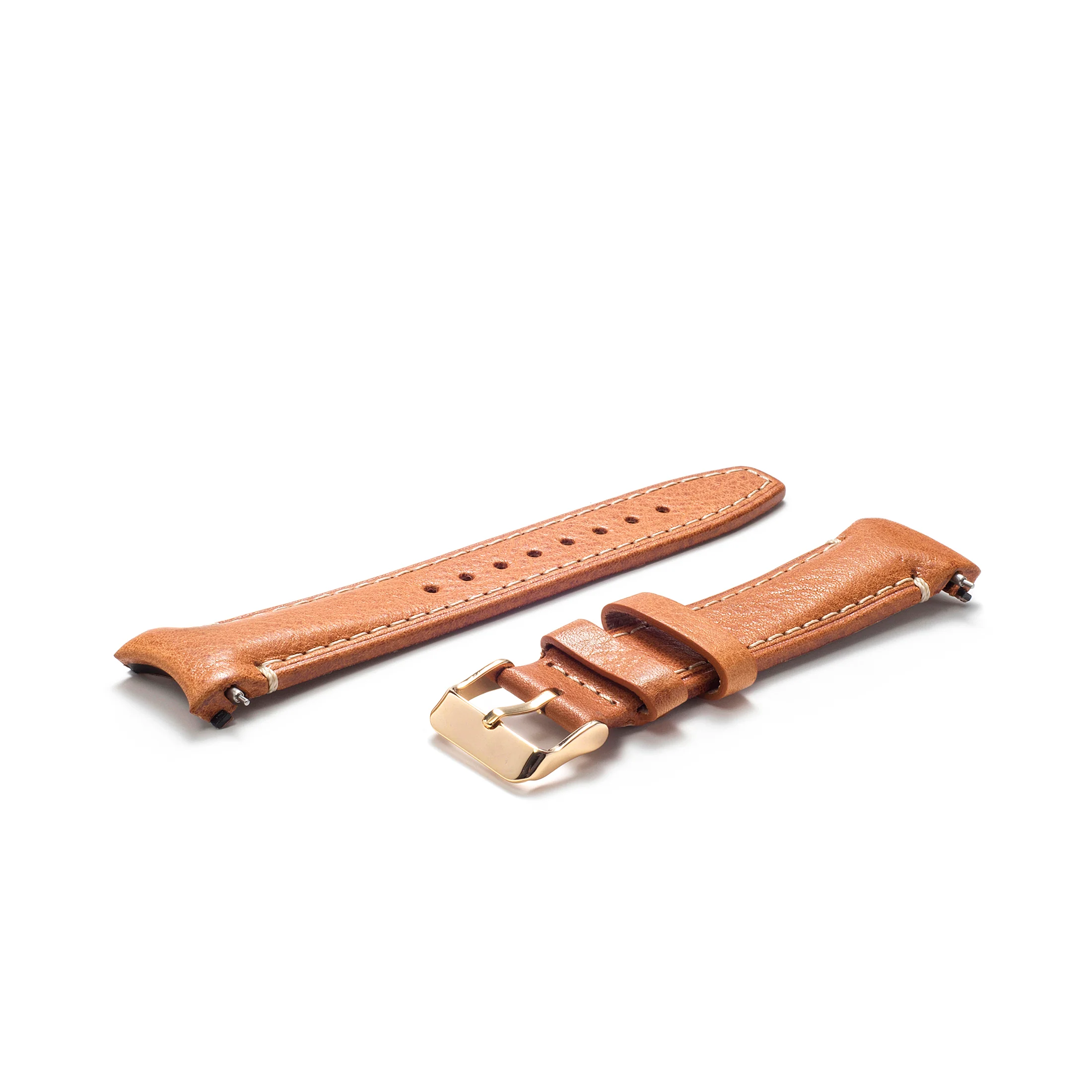 Curved End Leather Strap for Rolex Datejust (5 Digit Reference) with Tang Buckle - Image 35