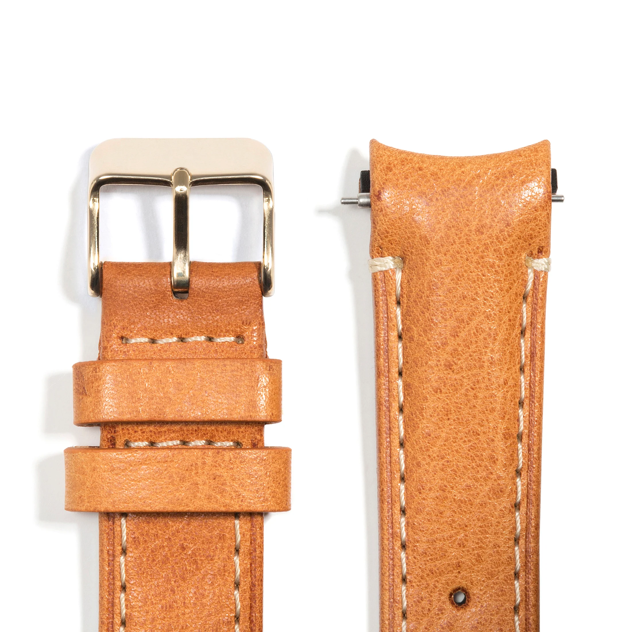 Curved End Leather Strap for Rolex Datejust (5 Digit Reference) with Tang Buckle - Image 37