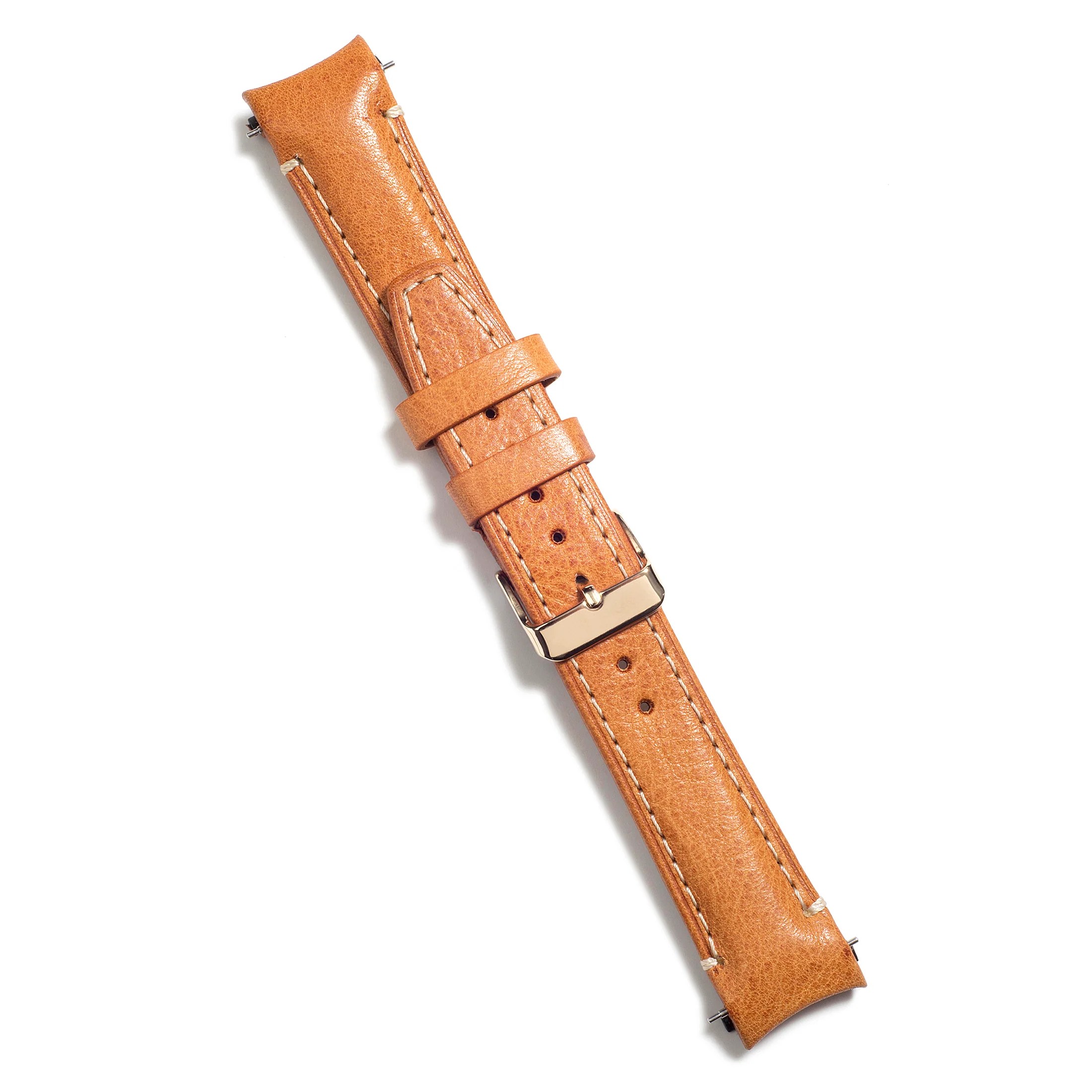Curved End Leather Strap for Rolex Datejust (5 Digit Reference) with Tang Buckle - Image 38