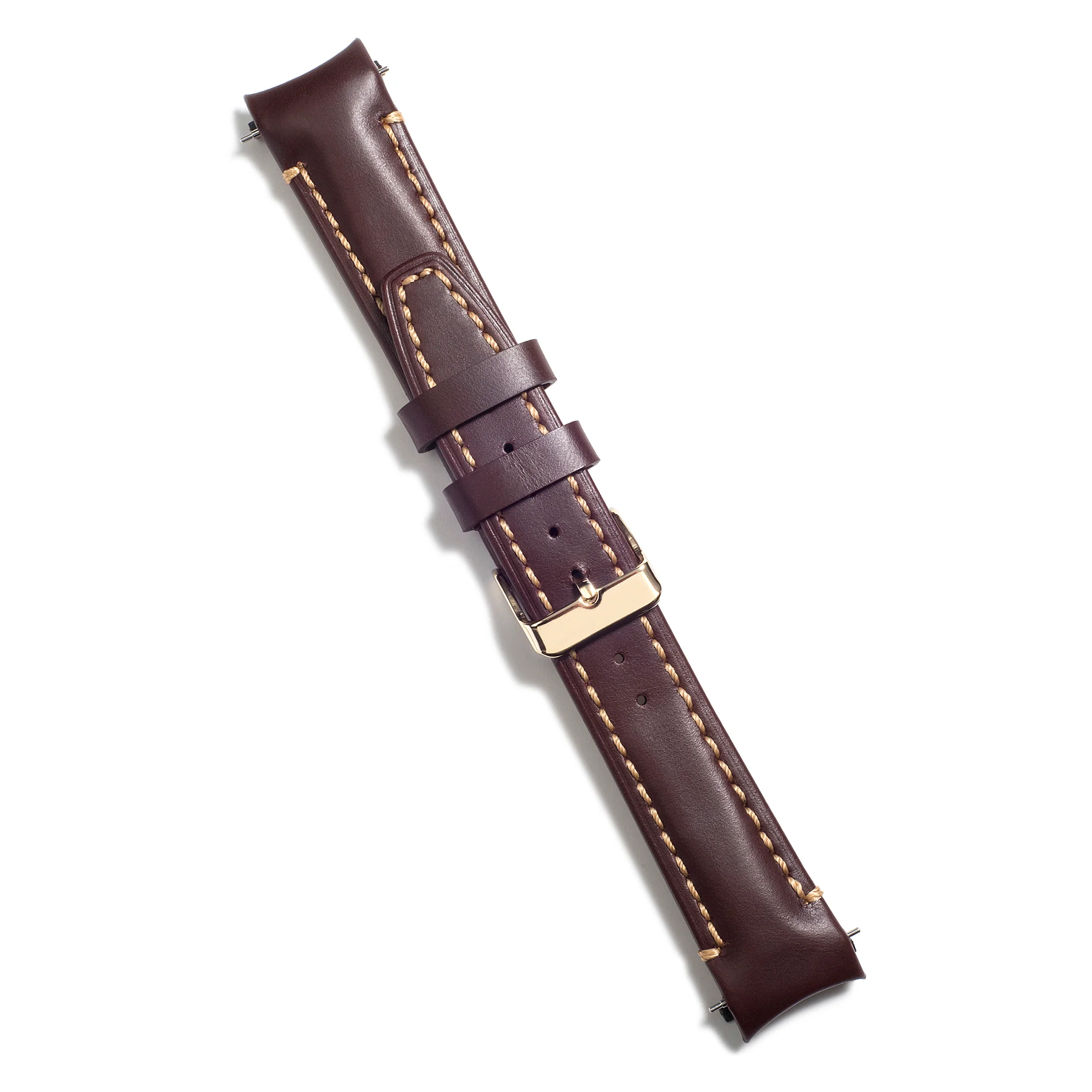 Curved End Leather Strap for Rolex Datejust (5 Digit Reference) with Tang Buckle - Image 48