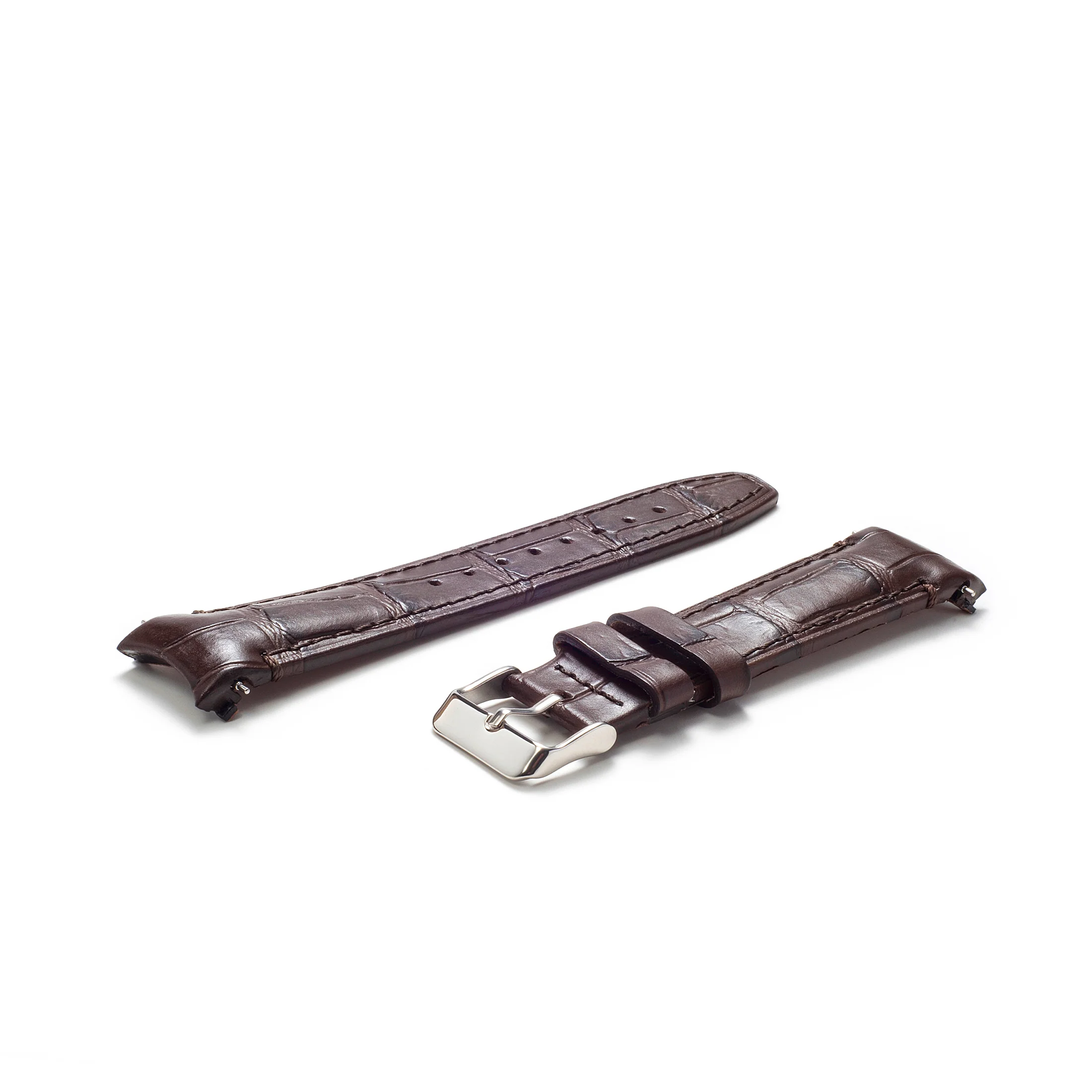 Curved End Leather Strap for Rolex Submariner with Tang Buckle - Image 40