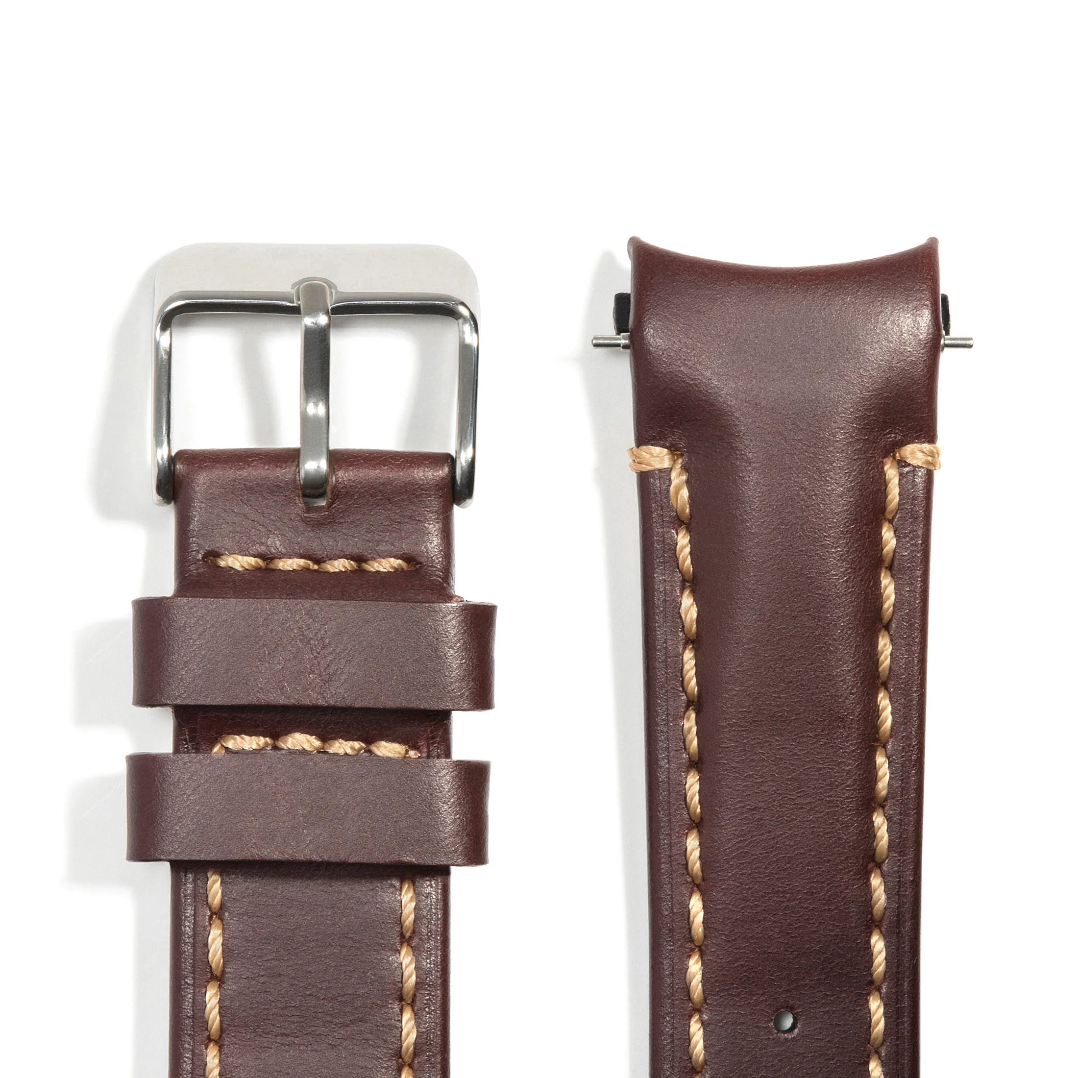 Curved End Leather Strap for Rolex Submariner with Tang Buckle - Image 42