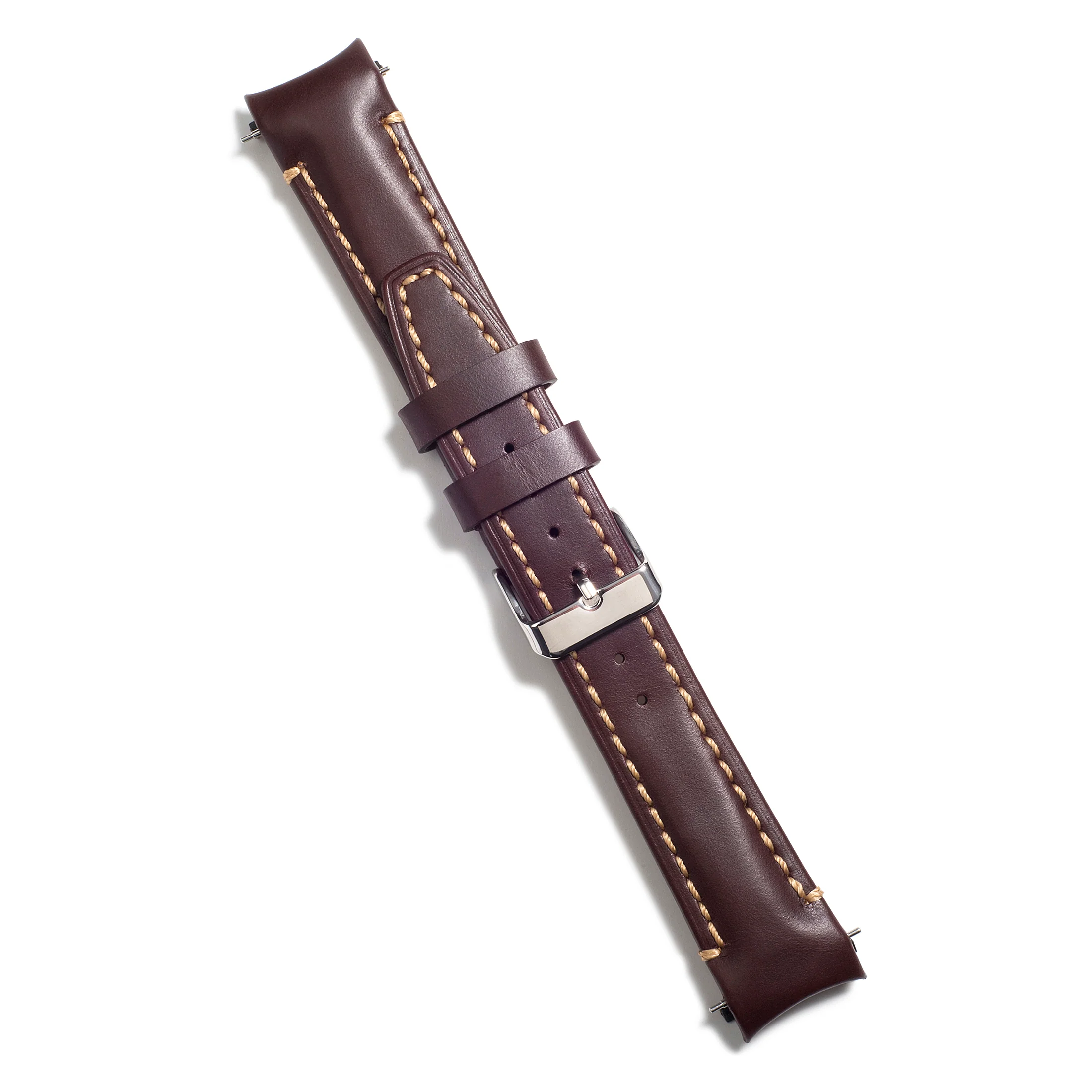Curved End Leather Strap for Rolex Submariner with Tang Buckle - Image 43