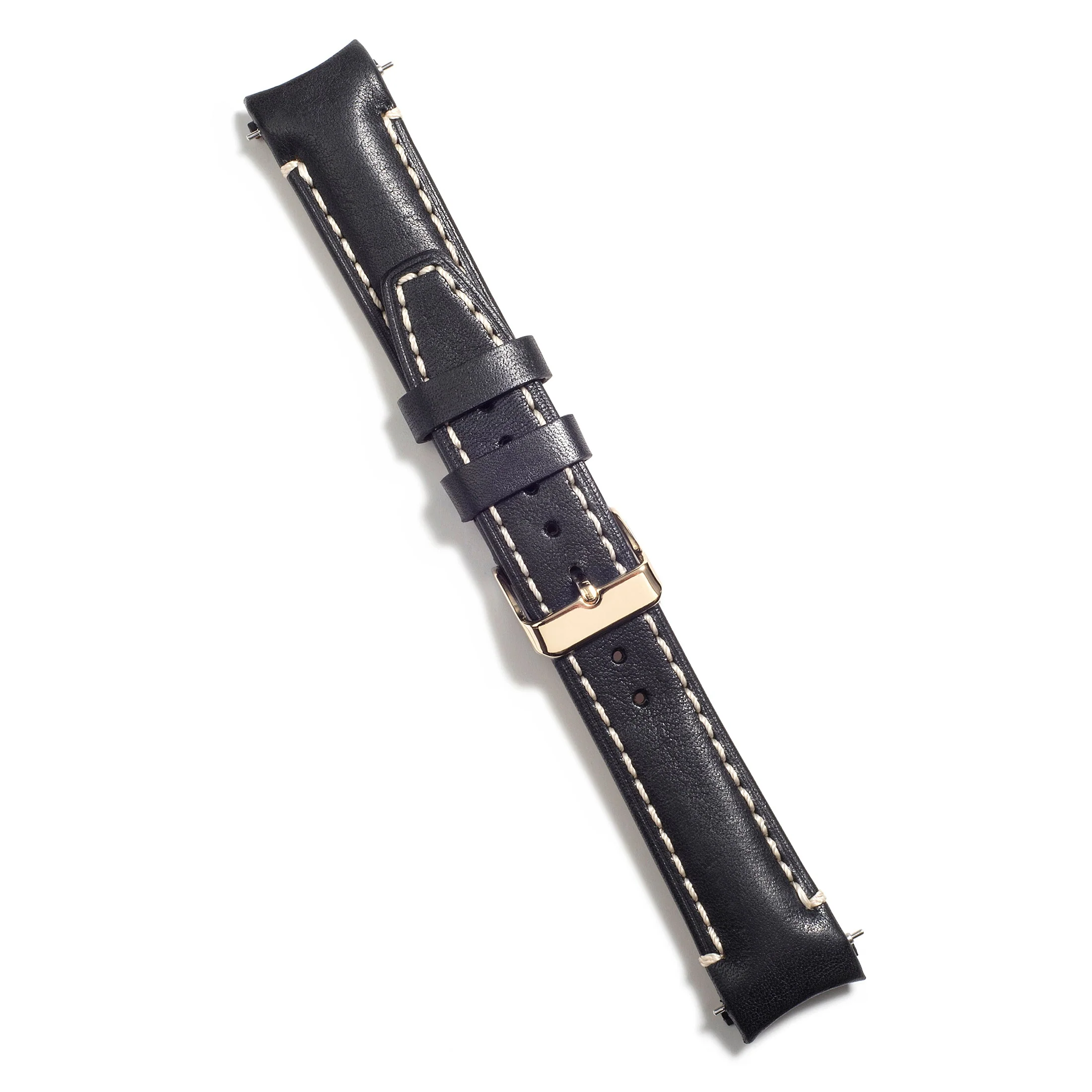 Curved End Leather Strap for Rolex Submariner Date with Tang Buckle - Image 28
