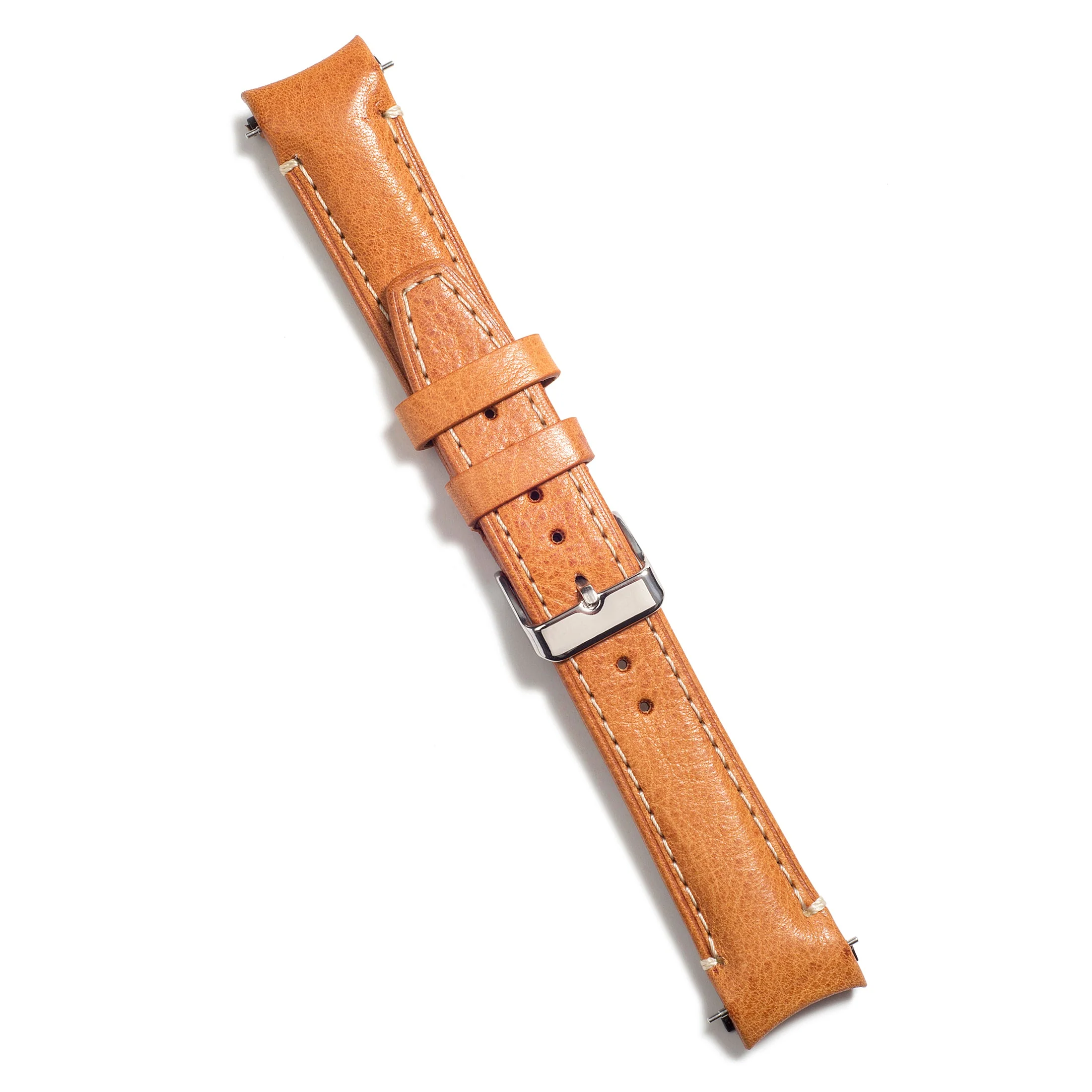 Curved End Leather Strap for Rolex Submariner Date with Tang Buckle - Image 33
