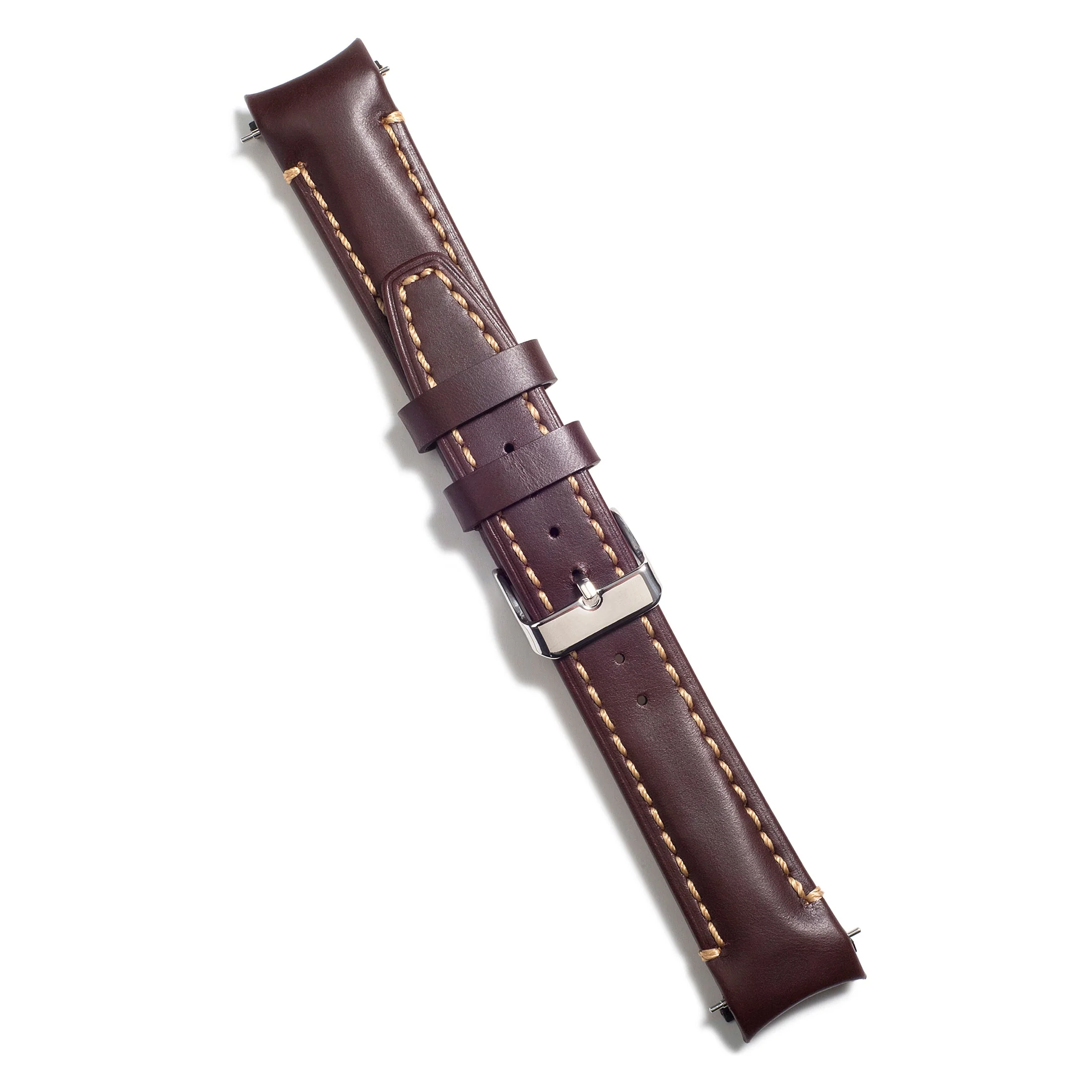 Curved End Leather Strap for Rolex Submariner Date with Tang Buckle - Image 43
