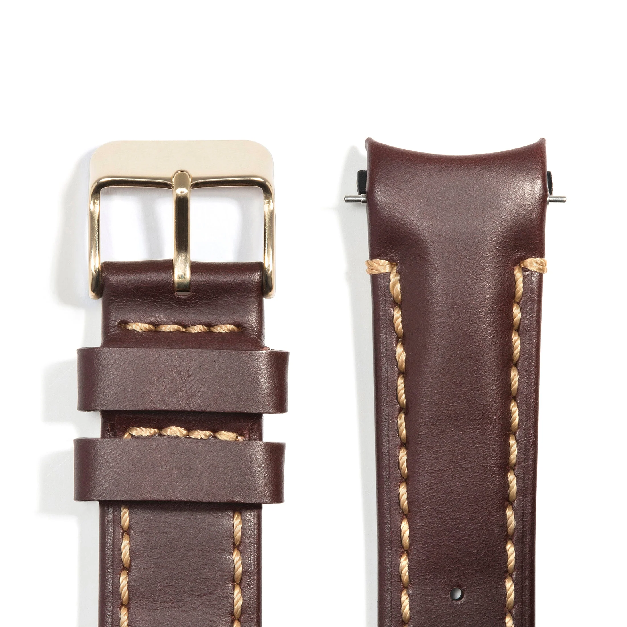 Curved End Leather Strap for Rolex Submariner Date with Tang Buckle - Image 47