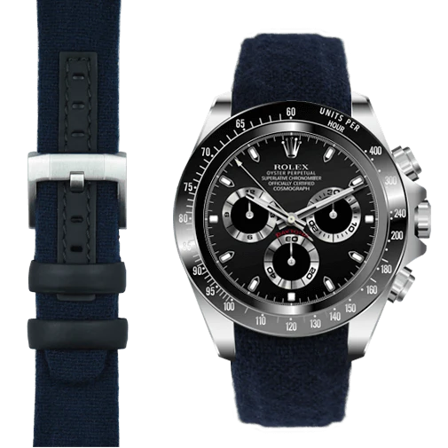 Curved End Nylon Strap for Rolex Ceramic Daytona with Tang Buckle - Image 10