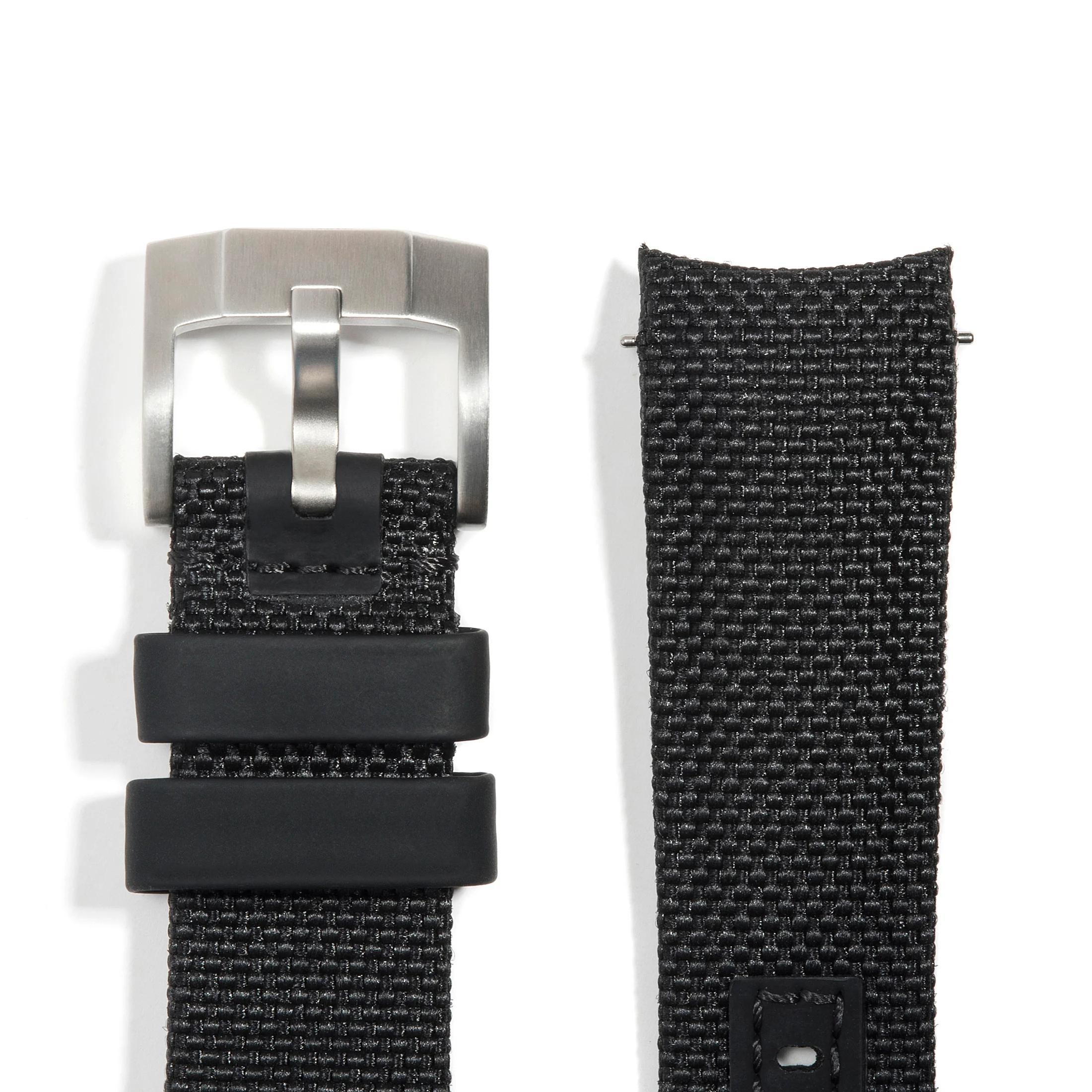 Curved End Nylon Strap for Rolex GMT Master I & II with Tang Buckle - Image 4