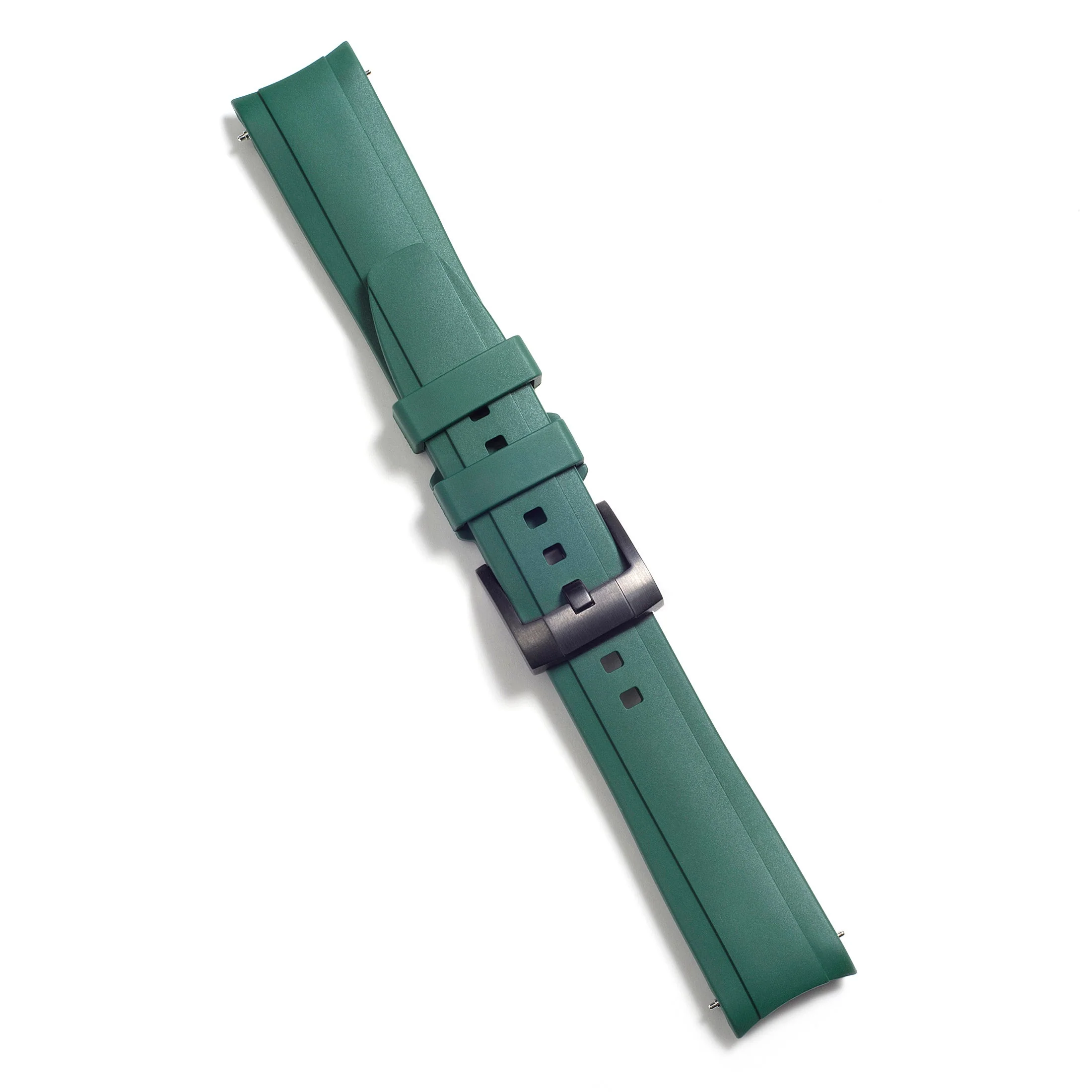 Curved End Rubber Strap for Rolex Explorer I with Tang Buckle - Image 51