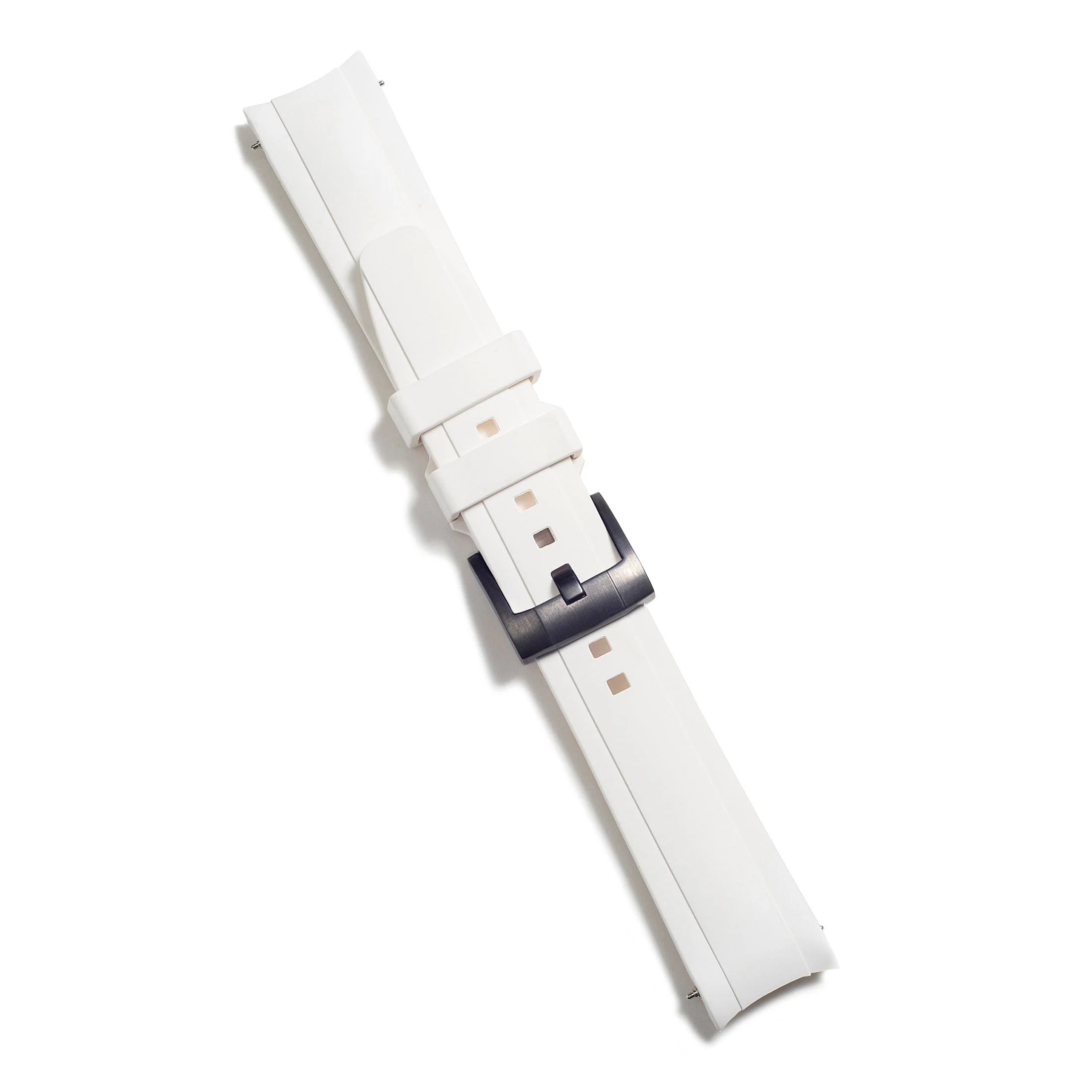 Curved End Rubber Strap for Rolex Explorer I with Tang Buckle - Image 81