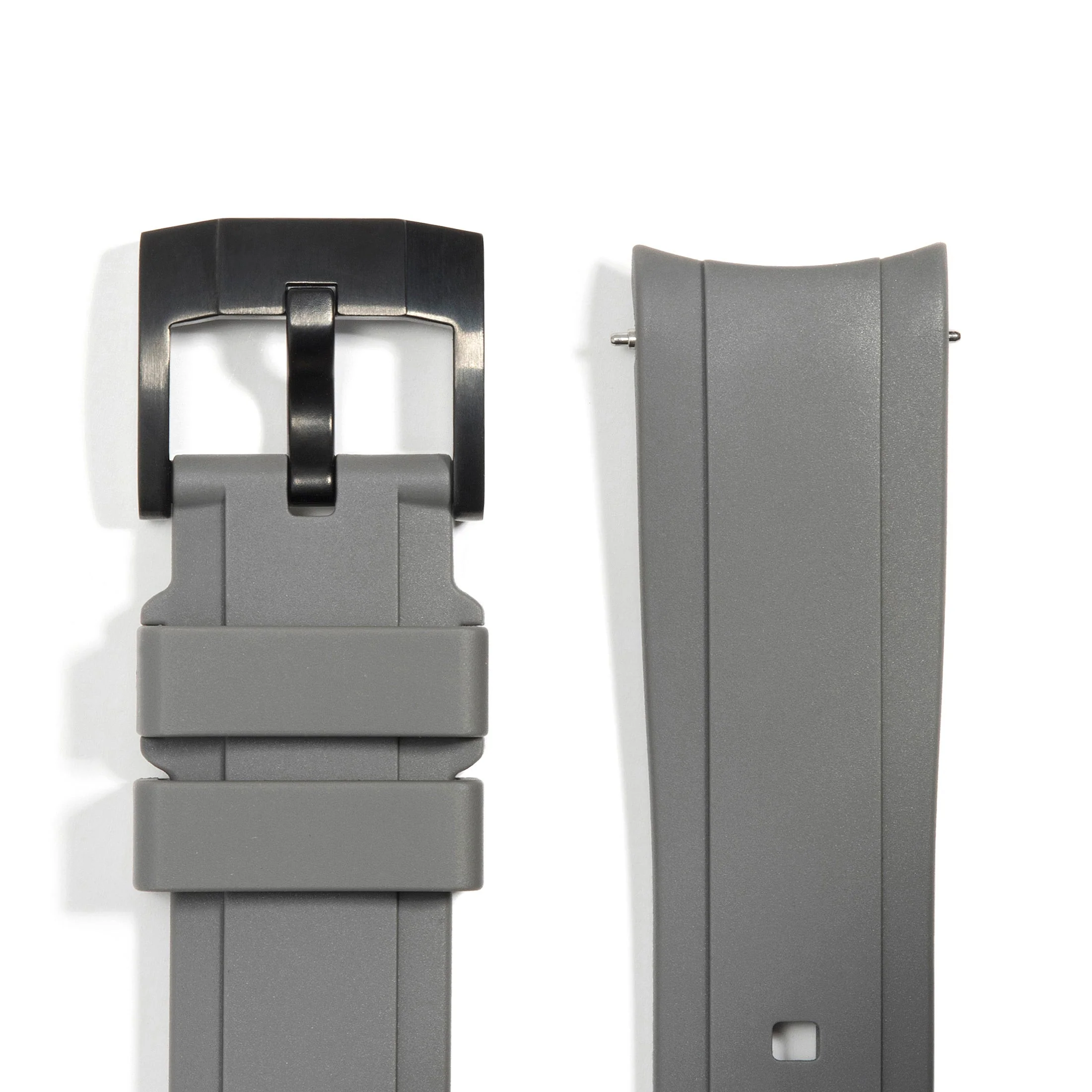 Curved End Rubber Strap for Rolex Explorer II with Tang Buckle - Image 37