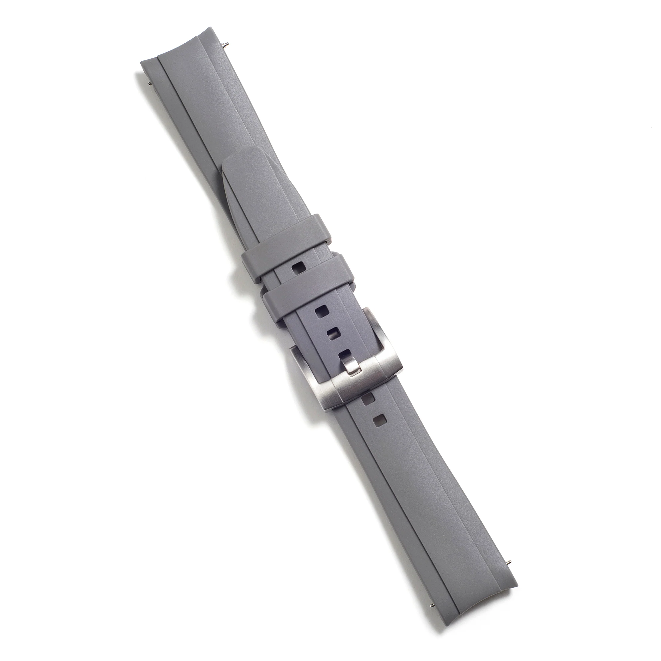 Curved End Rubber Strap for Rolex GMT Ceramic Jubilee with Tang Buckle - Image 32
