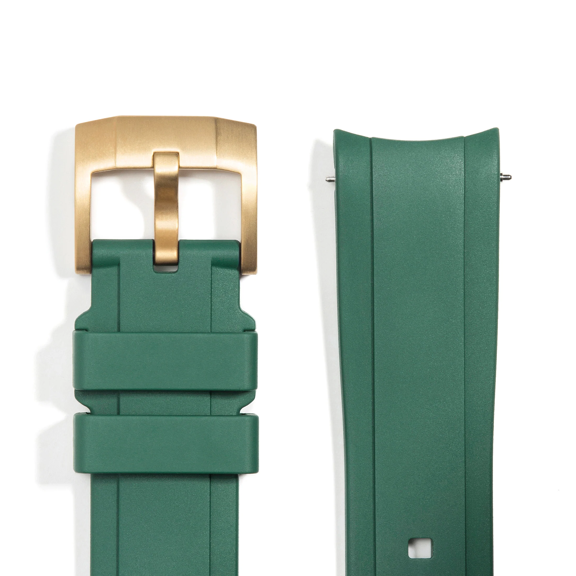 Curved End Rubber Strap for Rolex GMT Ceramic Jubilee with Tang Buckle - Image 55