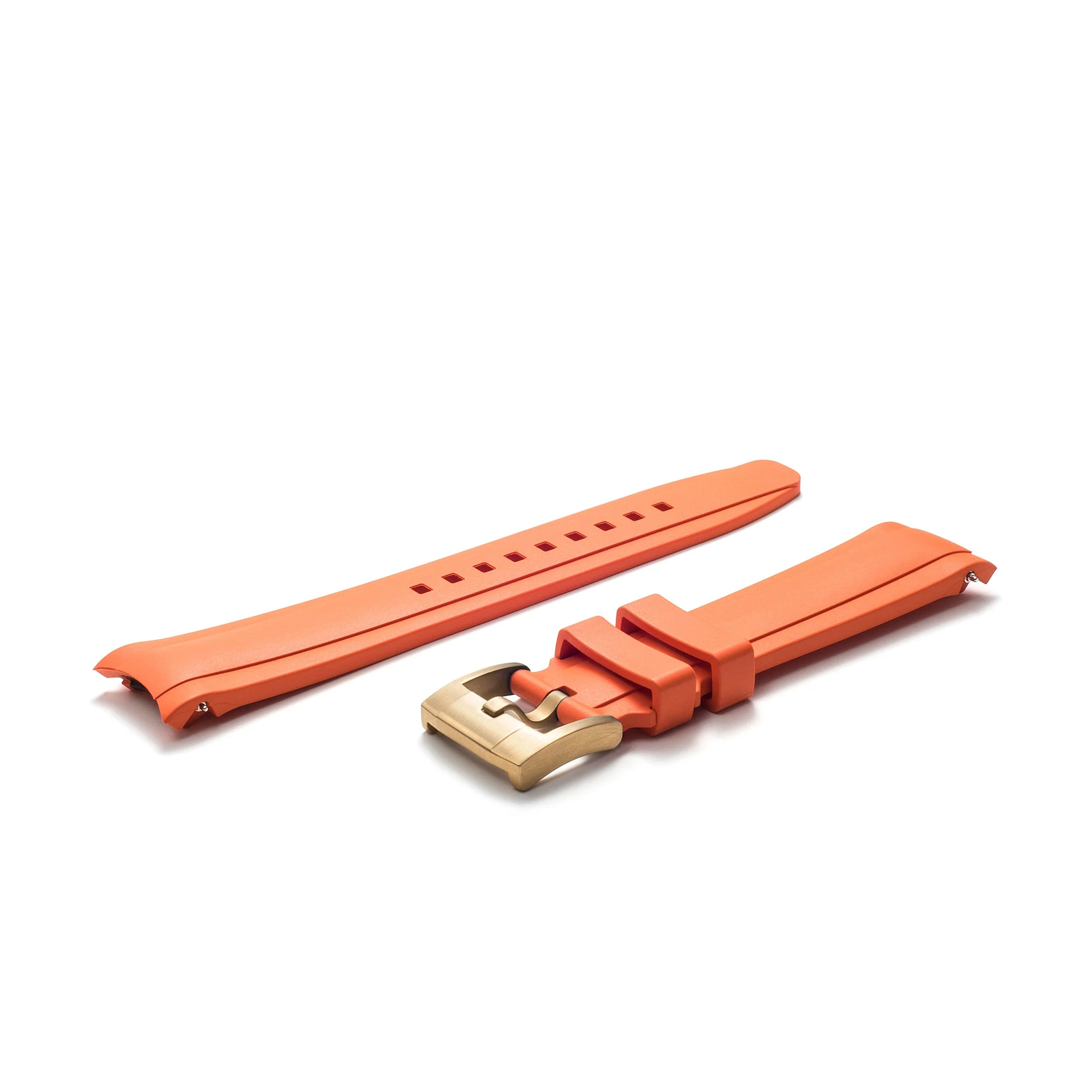 Curved End Rubber Strap for Rolex Sea-Dweller with Tang Buckle - Image 67