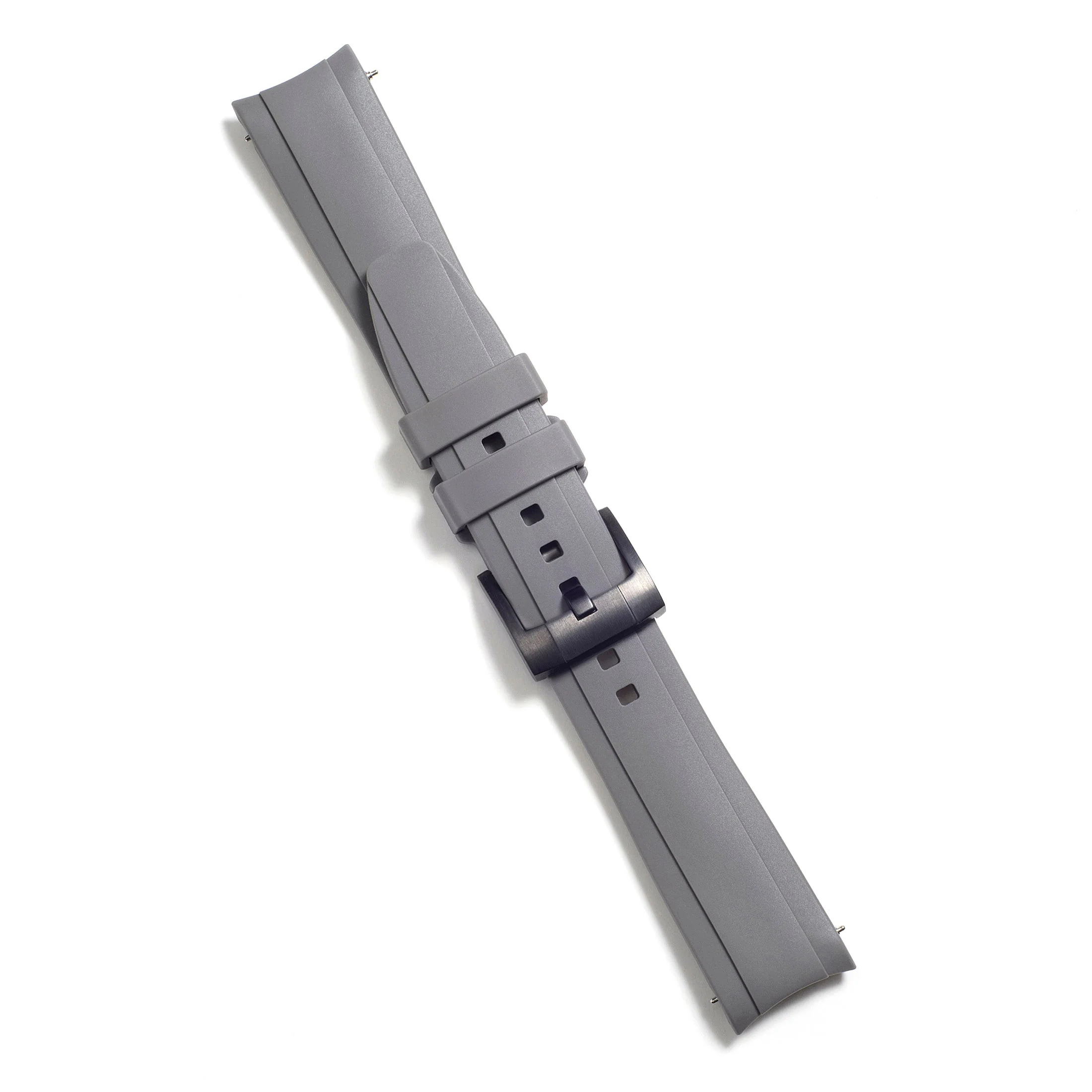 Curved End Rubber Strap for Rolex Submariner with Tang Buckle - Image 37