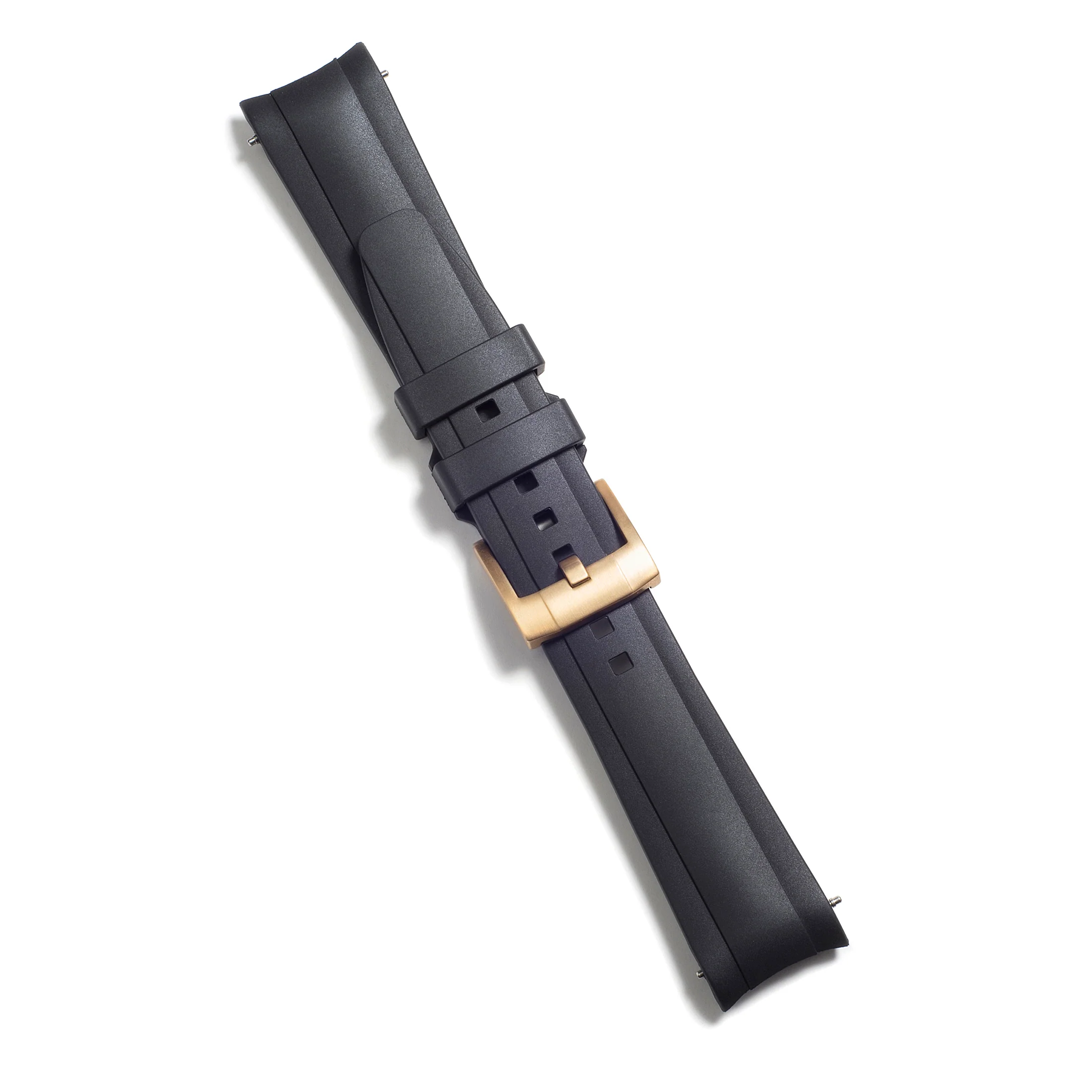 Curved End Rubber Strap for Rolex Submariner 41mm with Tang Buckle (2020 Release) - Image 14