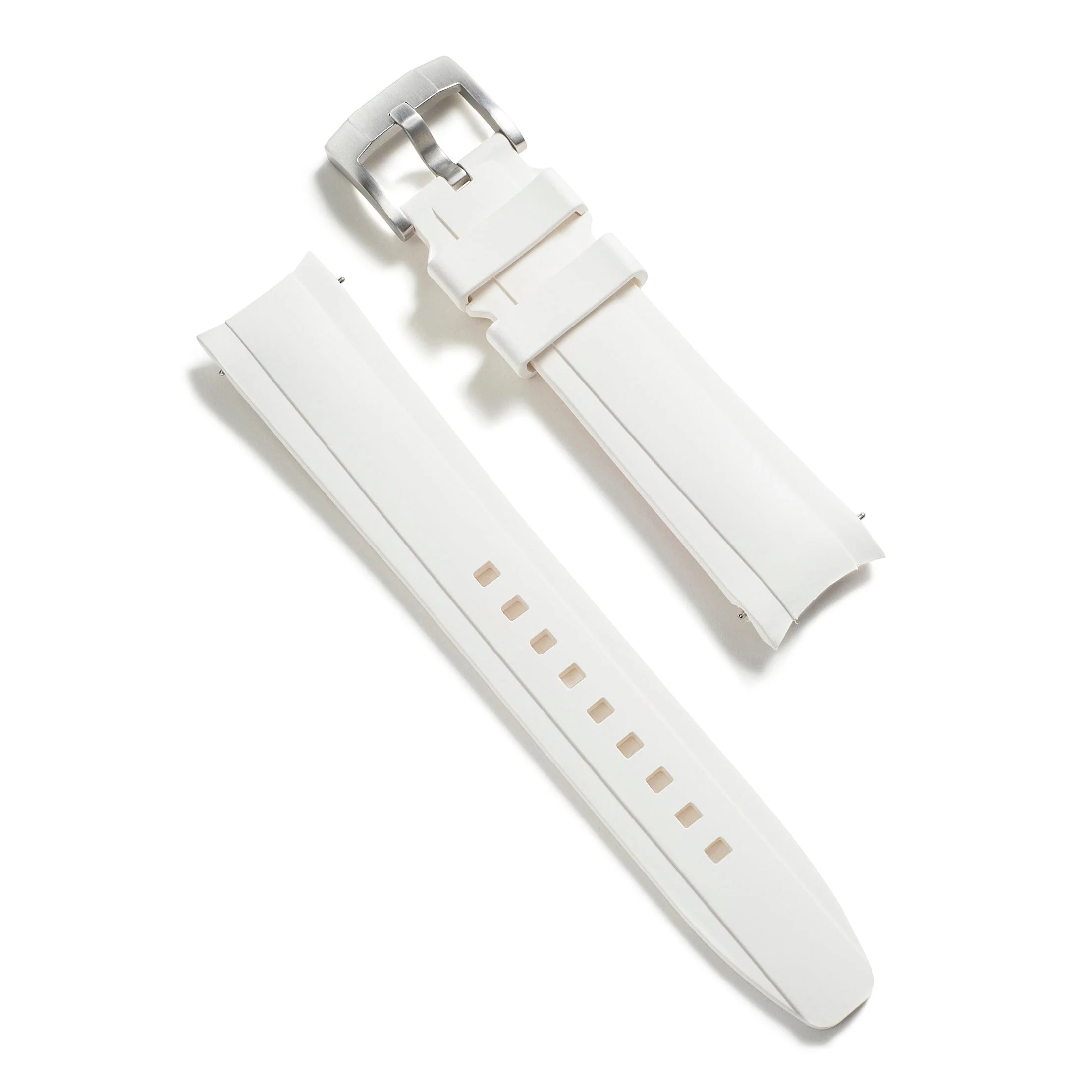Curved End Rubber Strap for Rolex Submariner Ceramic with Tang Buckle - Image 74