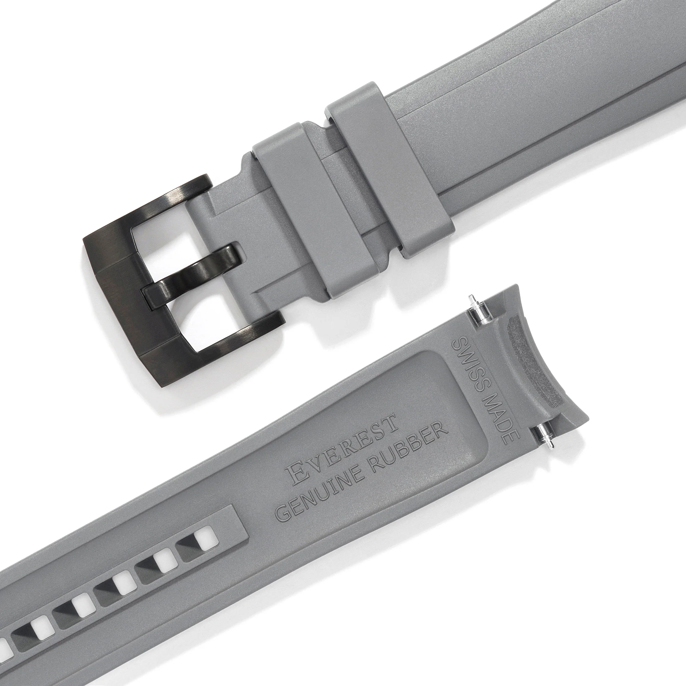 Curved End Rubber Strap with Tang Buckle for Rolex Sub Ceramic No-Date - Image 35