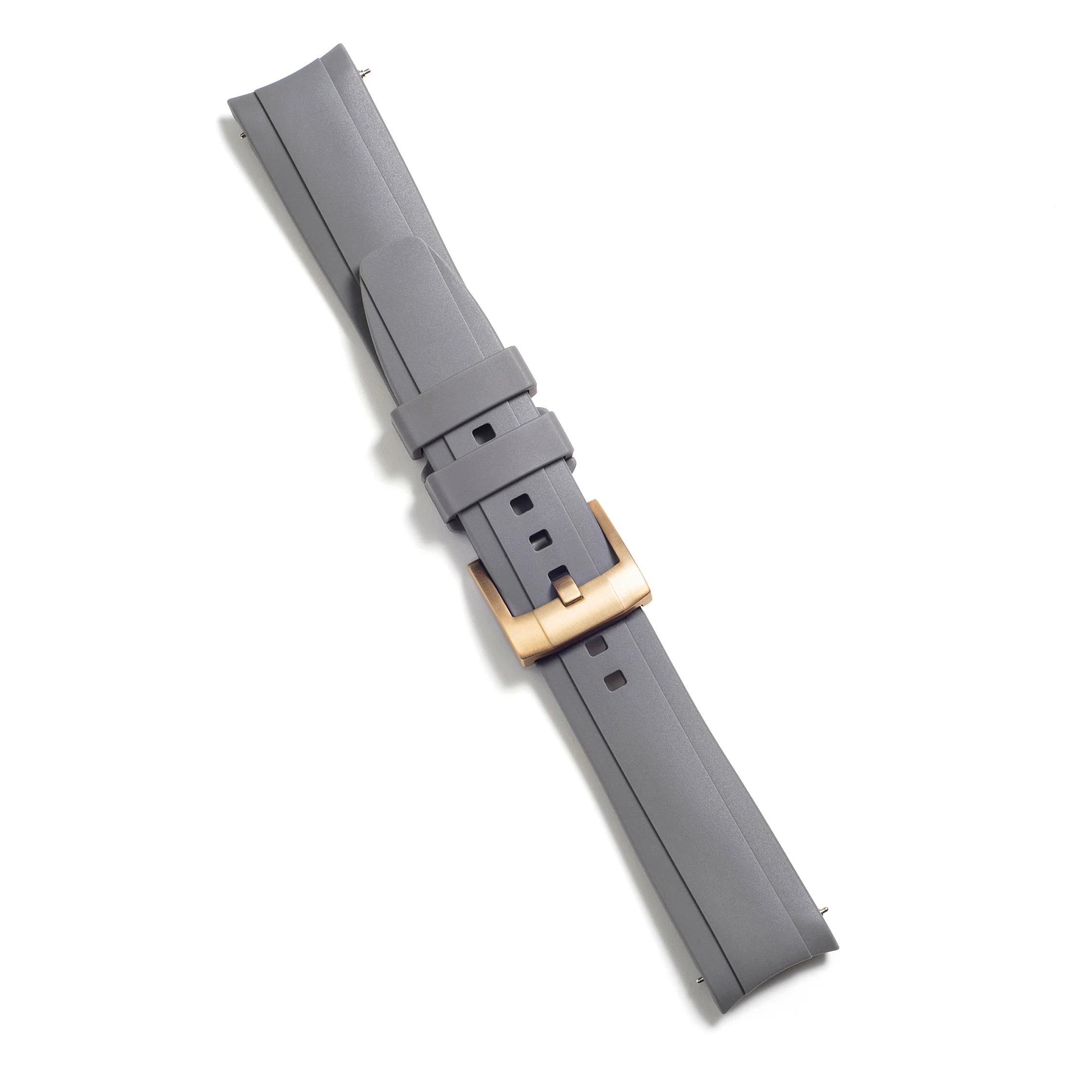 Curved End Rubber Strap with Tang Buckle for Rolex Sub Ceramic No-Date - Image 42
