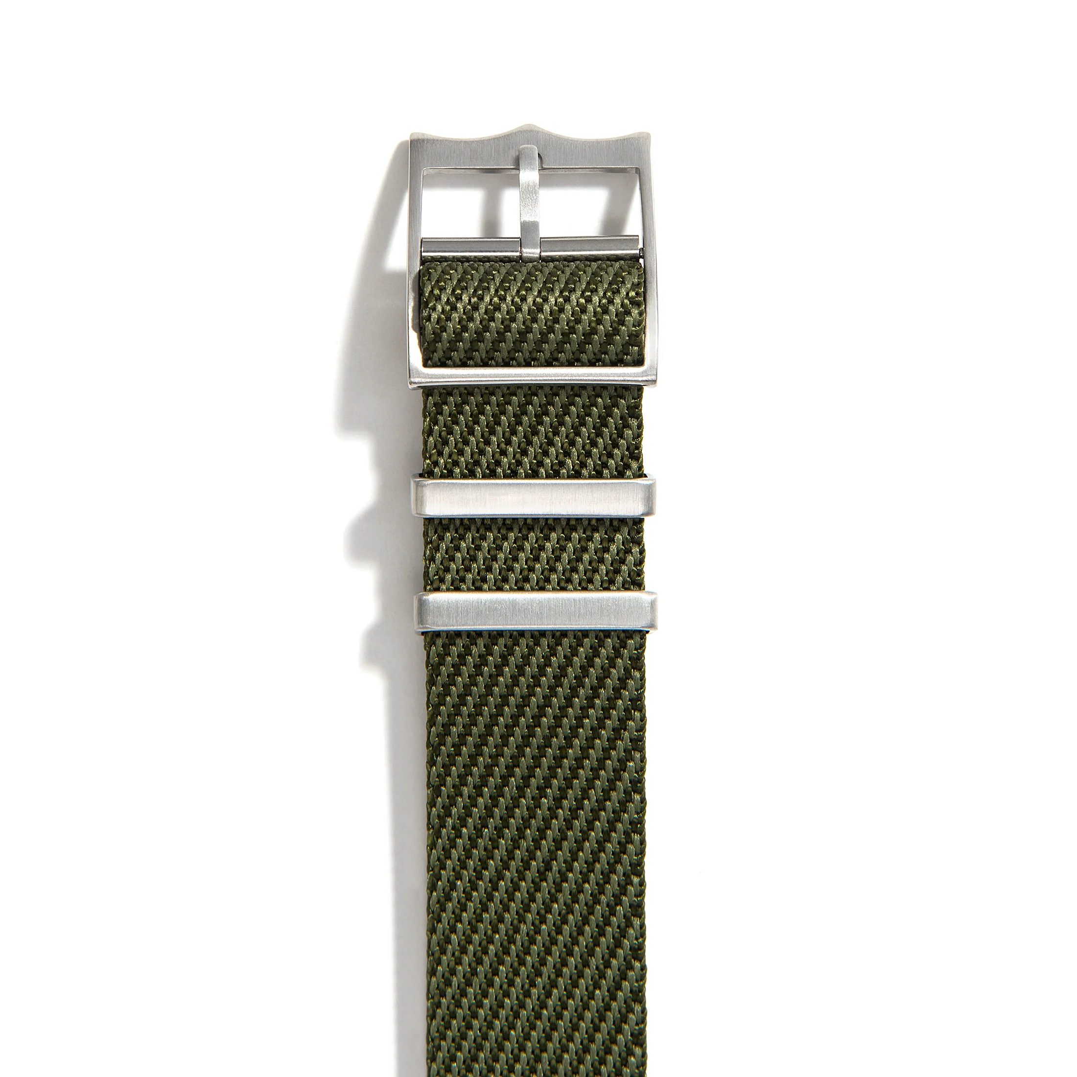 Everest Army Green Single Pass Nylon Watch Band - Image 3