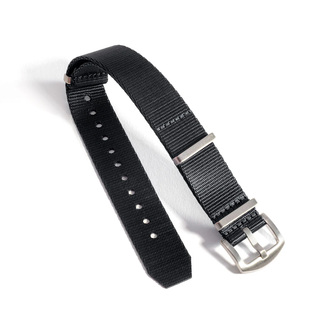 Everest Black Nylon Watch Band - Image 3