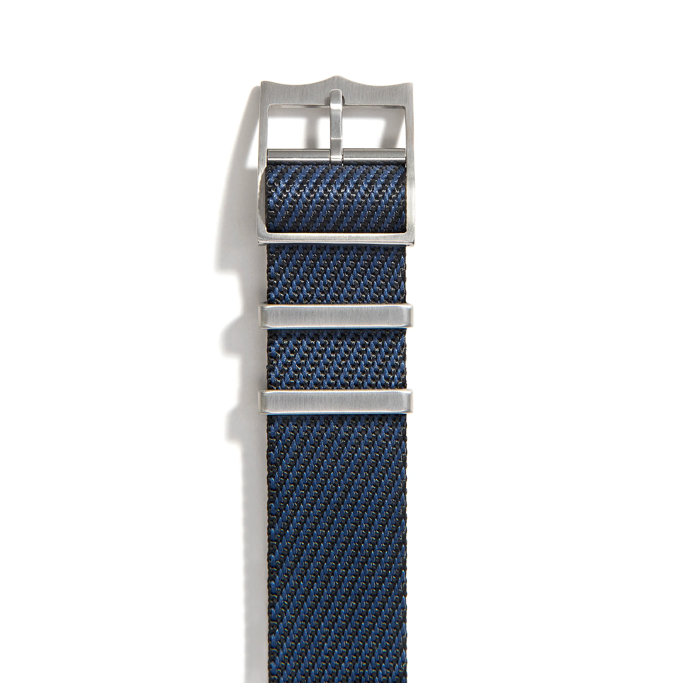 Everest Navy Blue Single Pass Nylon Watch Band - Image 2