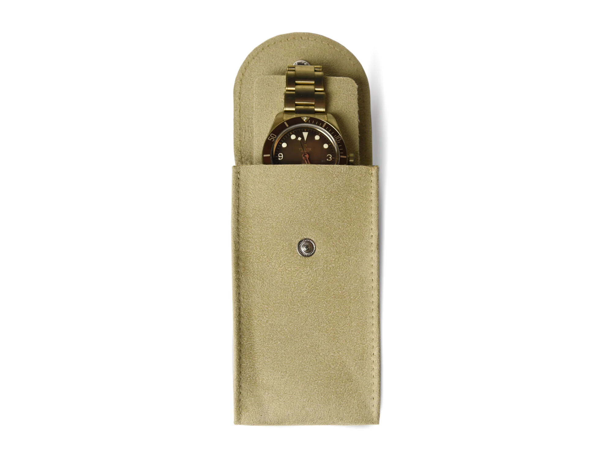 Microfiber Watch Storage & Travel Pouch for Metal Bracelet Watches - Image 5