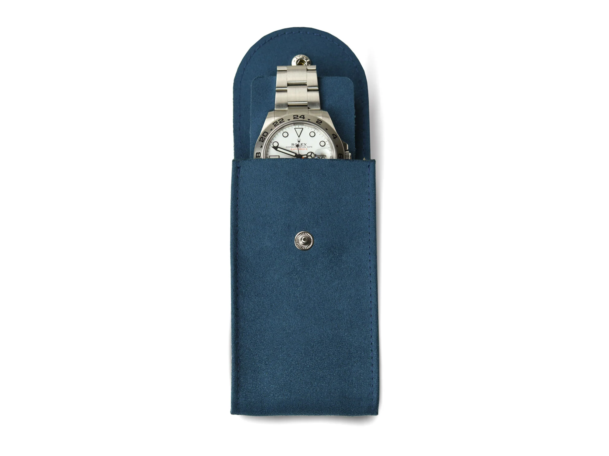 Microfiber Watch Storage & Travel Pouch for Metal Bracelet Watches - Image 7