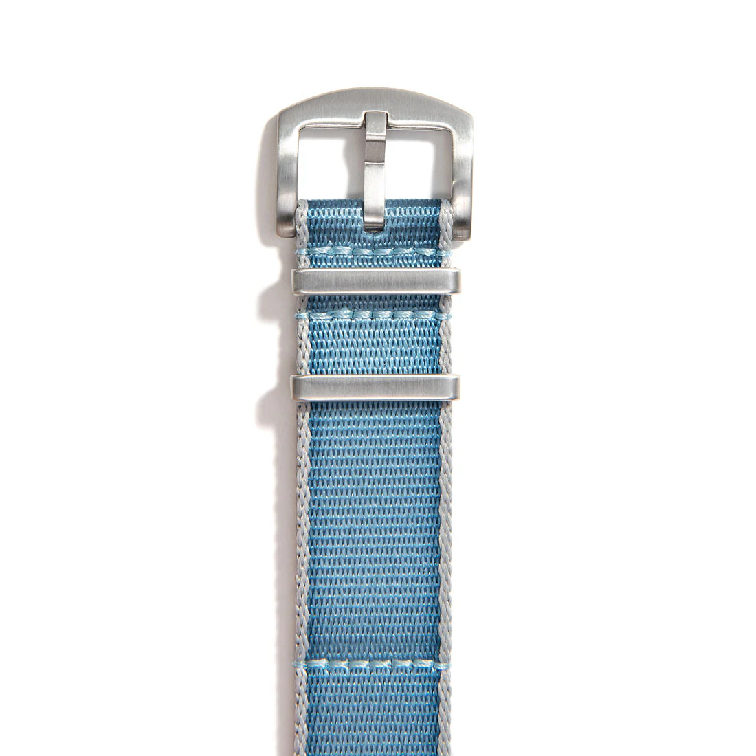 Everest Turquoise Blue Nylon Watch Band - Image 3