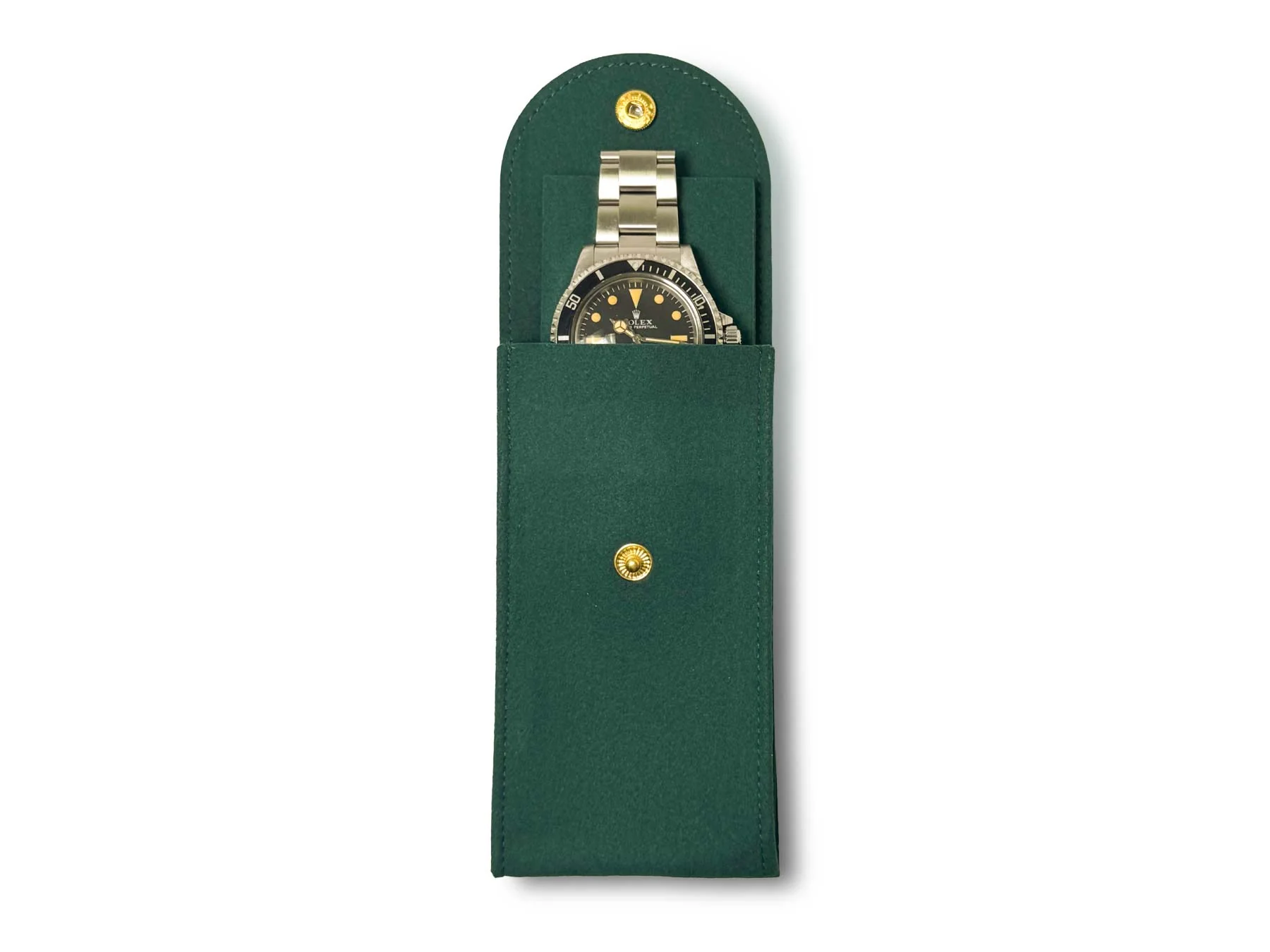 Microfiber Watch Storage & Travel Pouch for Metal Bracelet Watches - Image 9