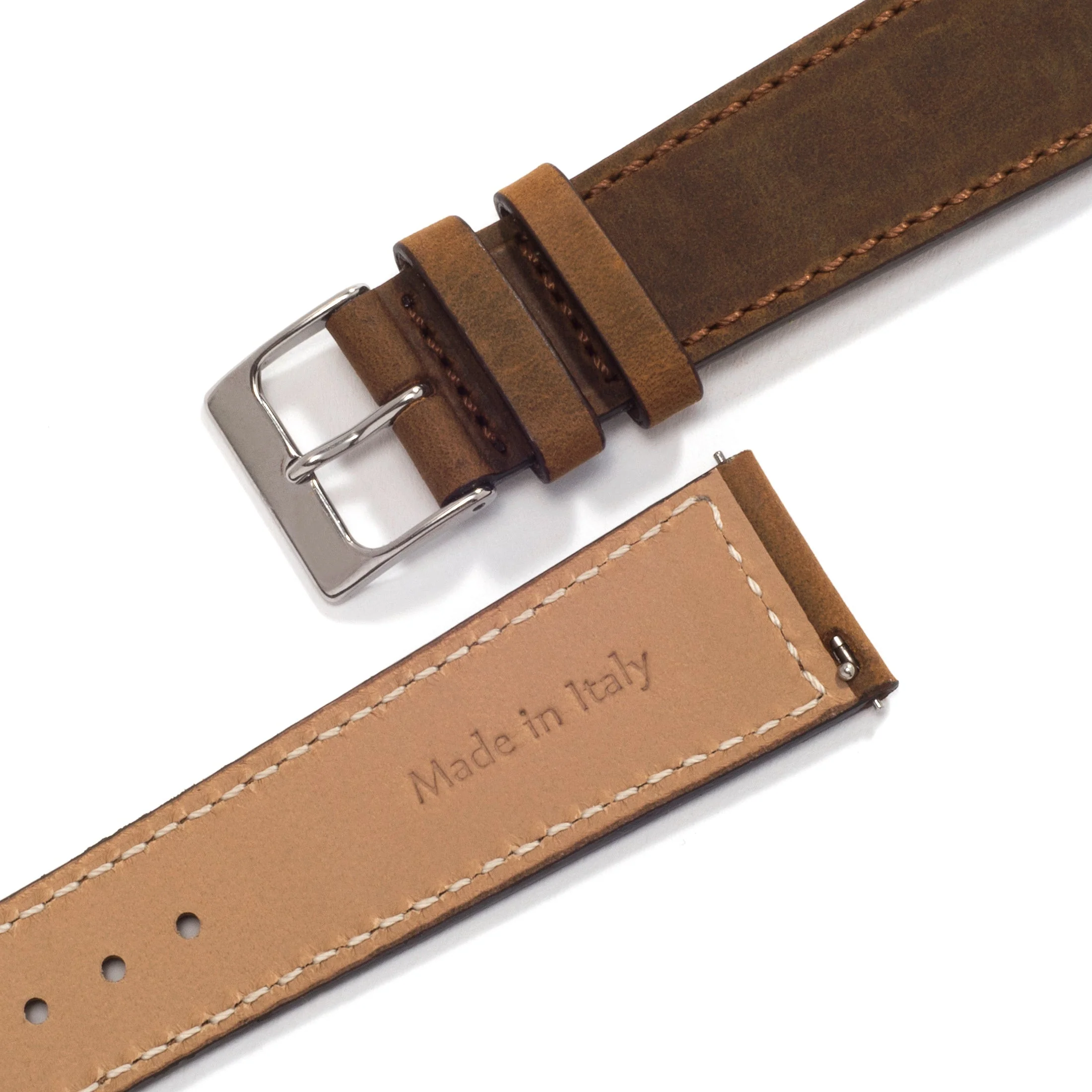 UNIVERSAL CAMEL UNIVERSAL LEATHER WATCH STRAP - Image 3