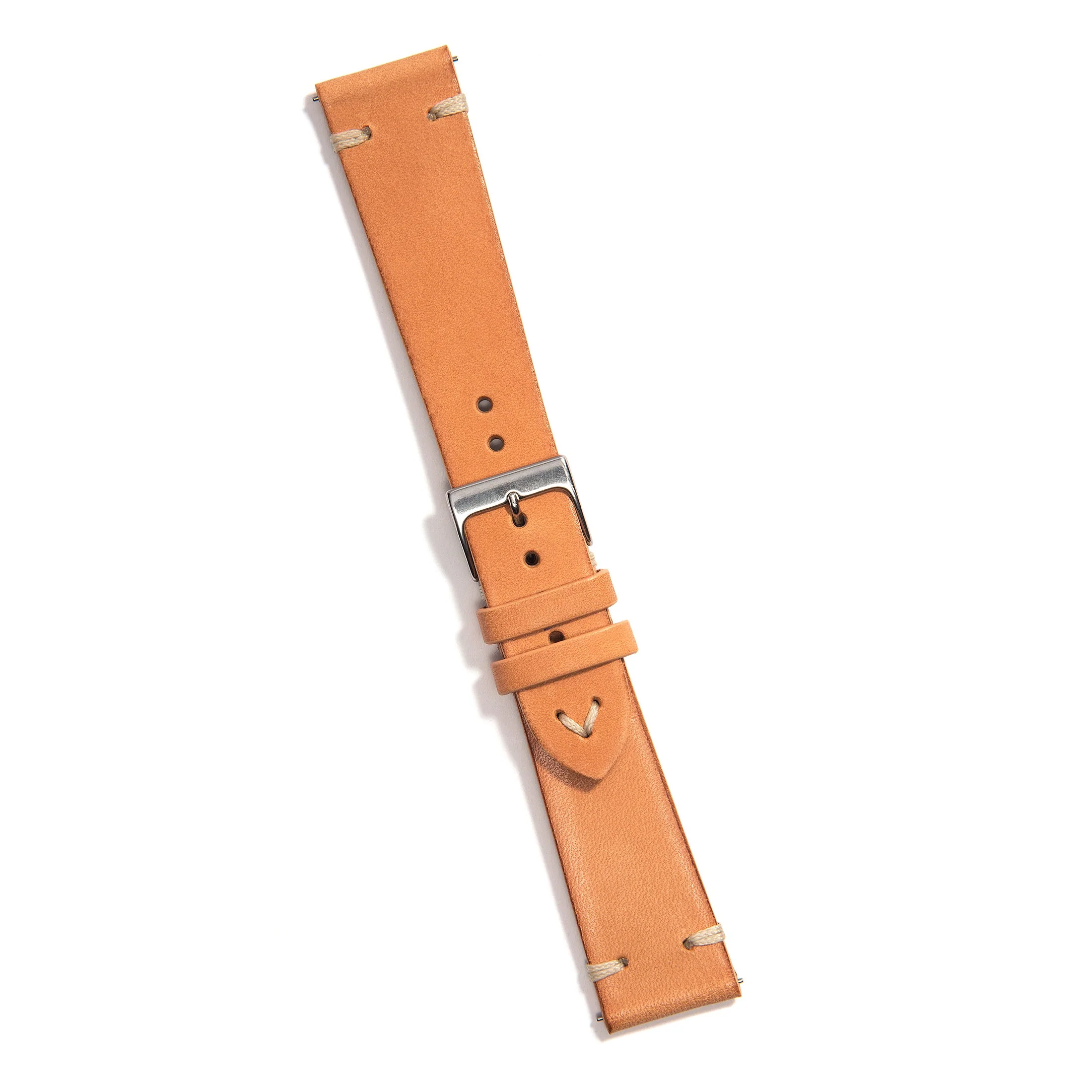 UNIVERSAL TAN VINTAGE UNIVERSAL LEATHER WATCH STRAP - Image 2