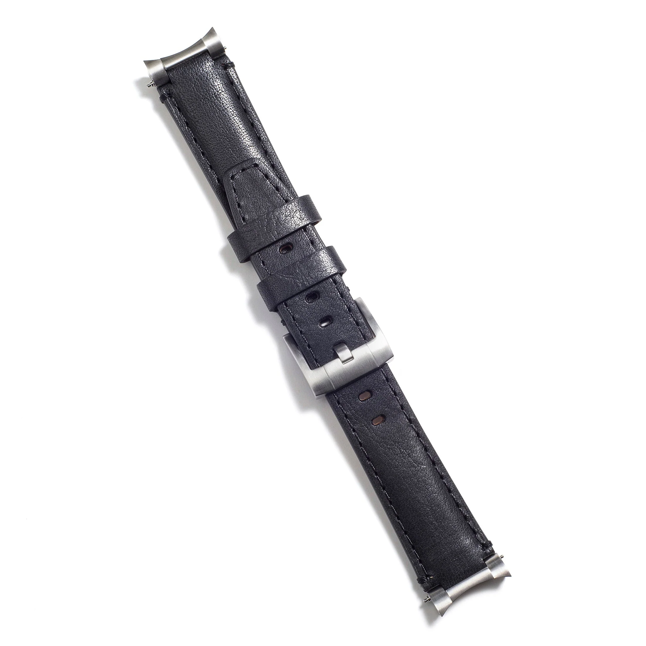 Steel End Link Leather Strap for Rolex Daytona with Tang Buckle - Image 5