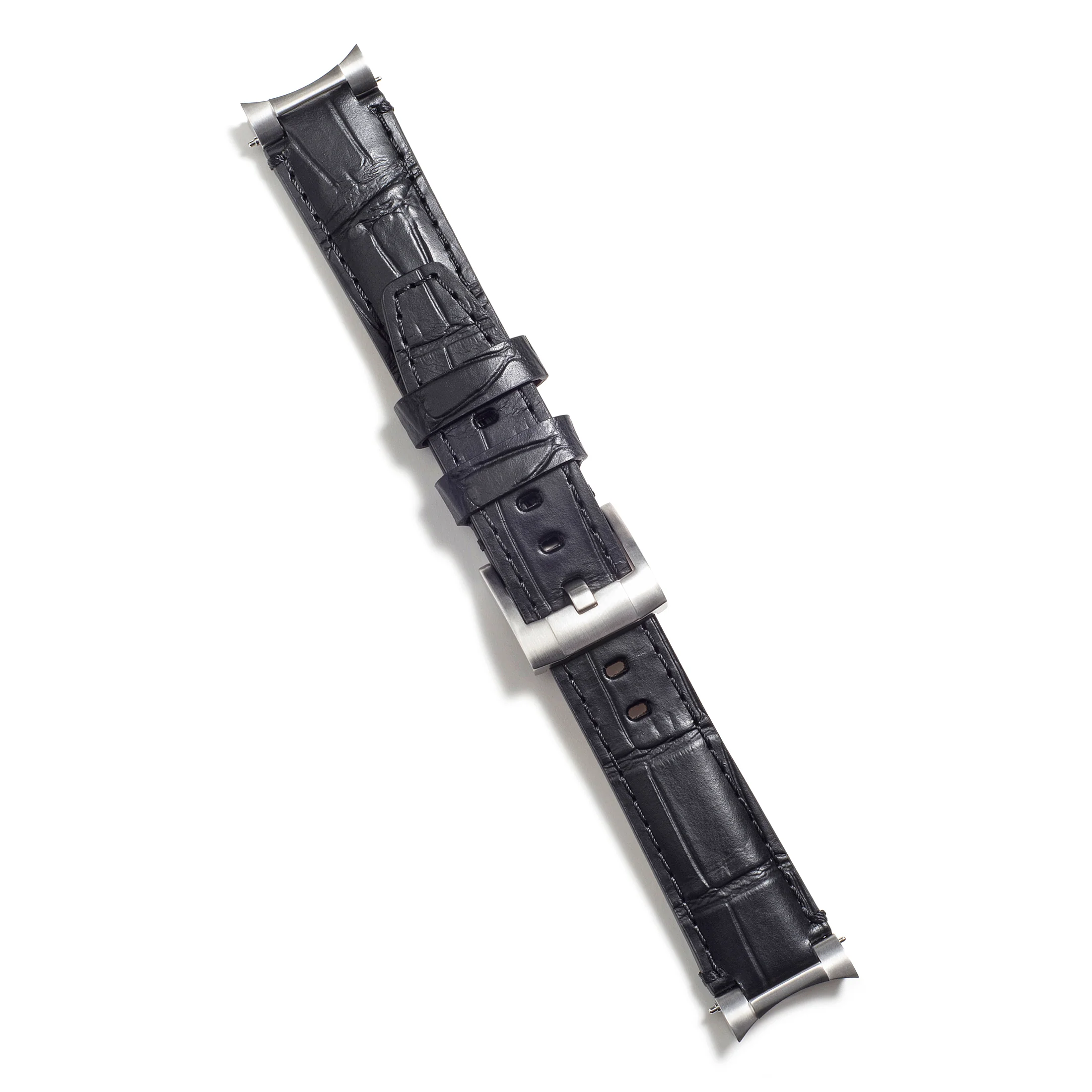 Steel End Link Leather Strap for Rolex Ceramic Daytona with Tang Buckle - Image 22
