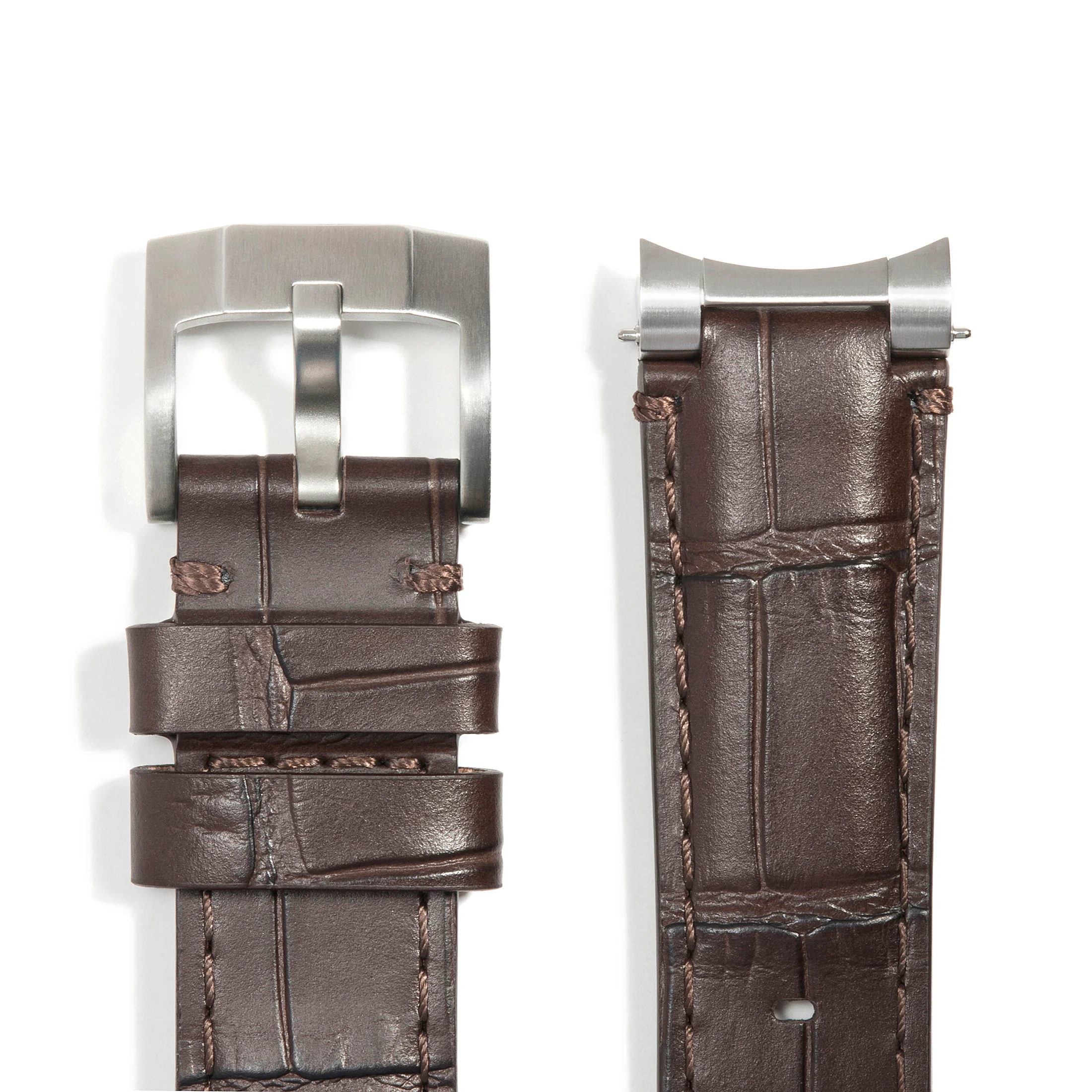 Steel End Link Leather Strap for Rolex Ceramic Daytona with Tang Buckle - Image 26