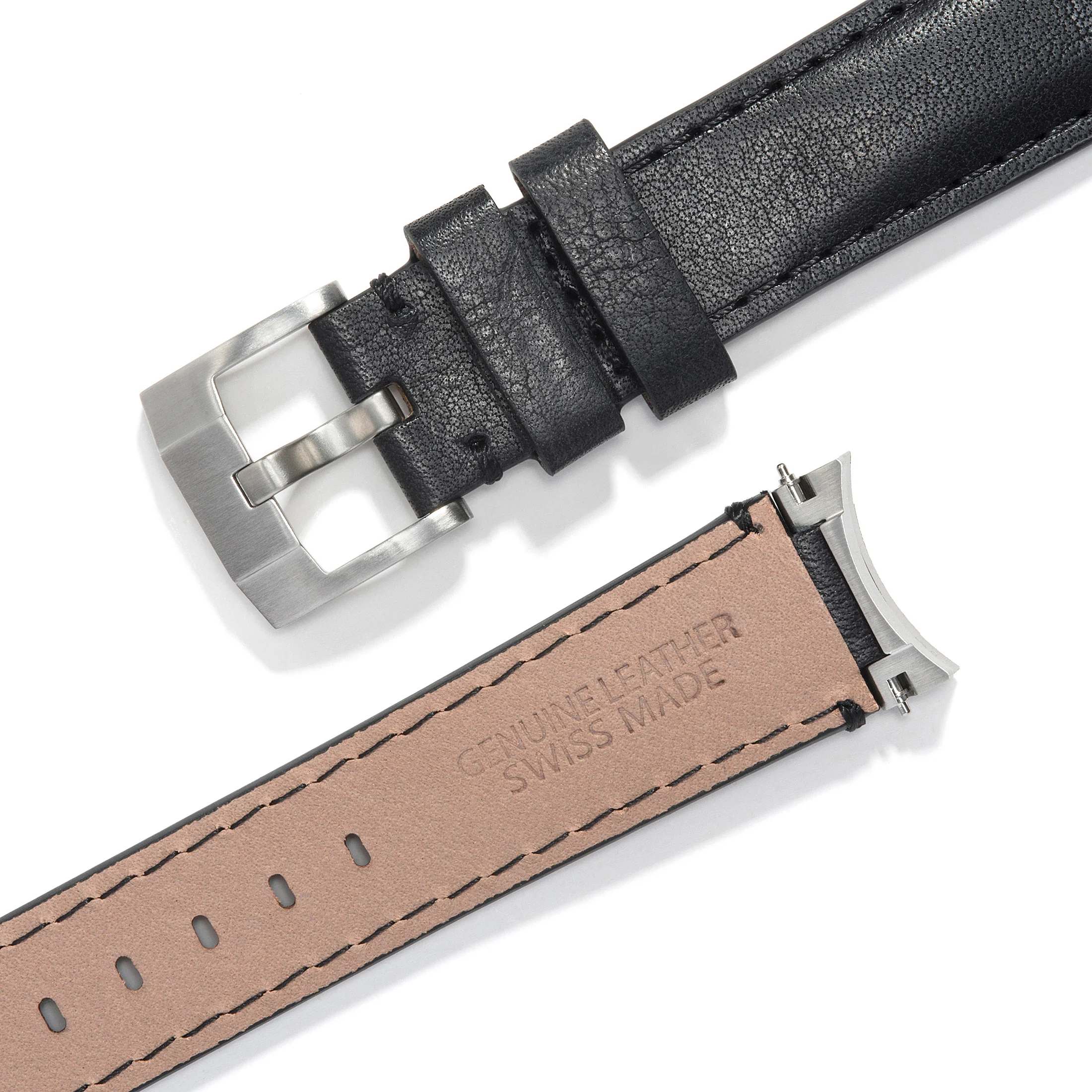 Steel End Link Leather Strap System for the Rolex Sub Ceramic No-Date - Image 3